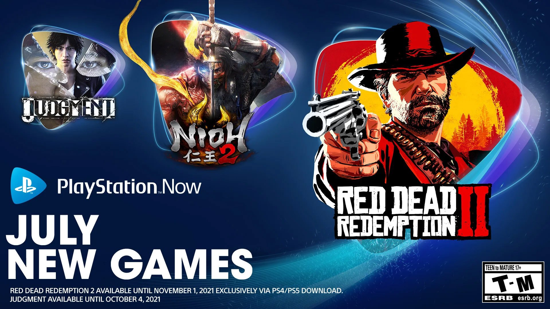 PlayStation Now adds God of War, Judgment, Nioh 2, Red Dead
