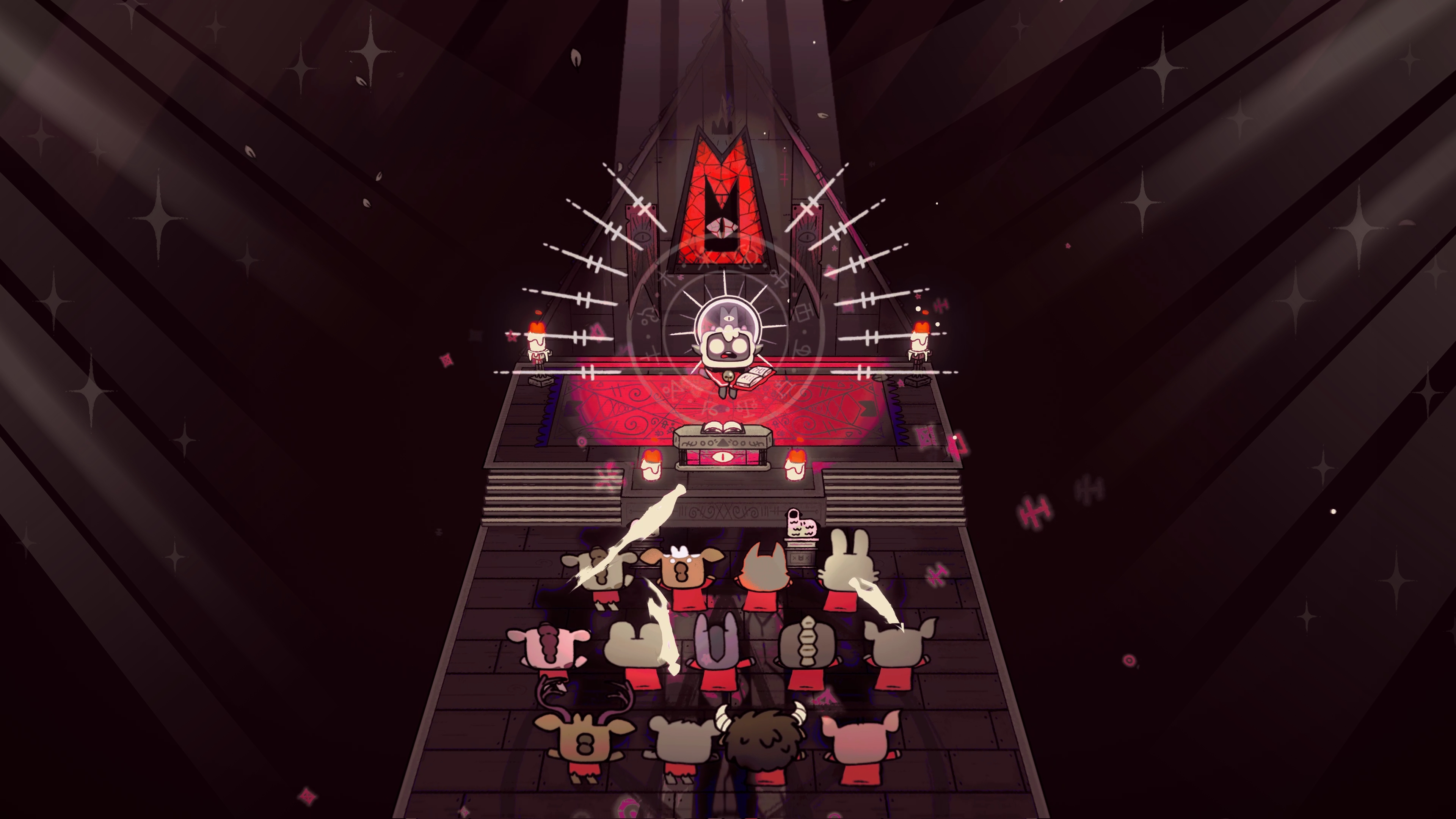 Devolver Digital on X: Behold 'Cult of the Lamb' from @MassiveMonsters!  Repay your debt battling through mysterious regions, spreading the word of  your dark lord, and building your flock into an adorably