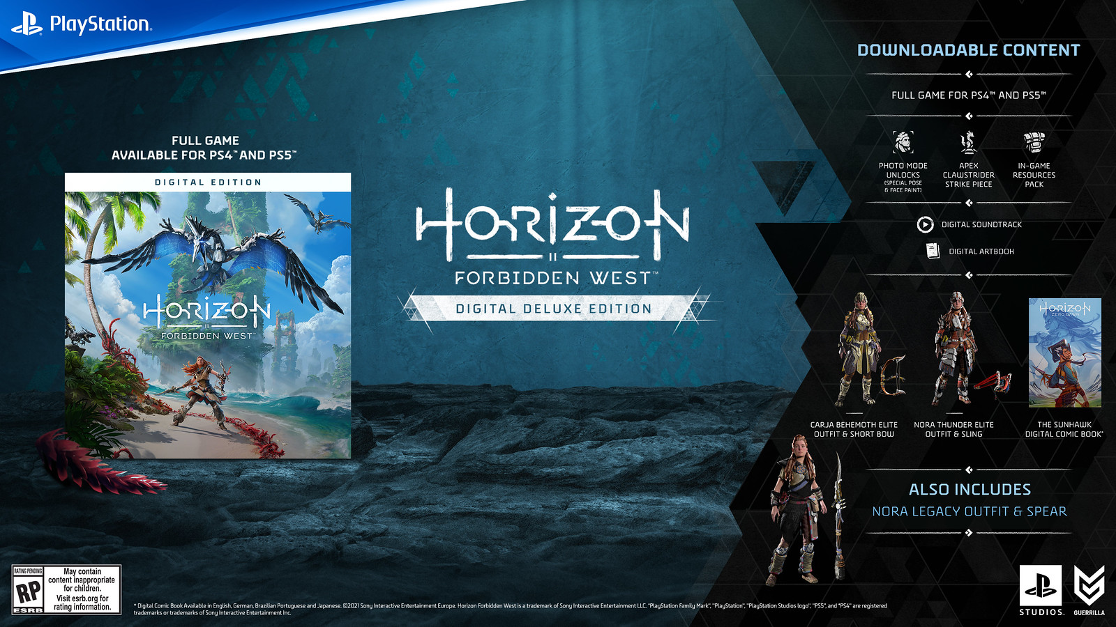  Horizon Zero Dawn - PlayStation 4 : Sony Interactive  Entertainment America LLC: Everything Else