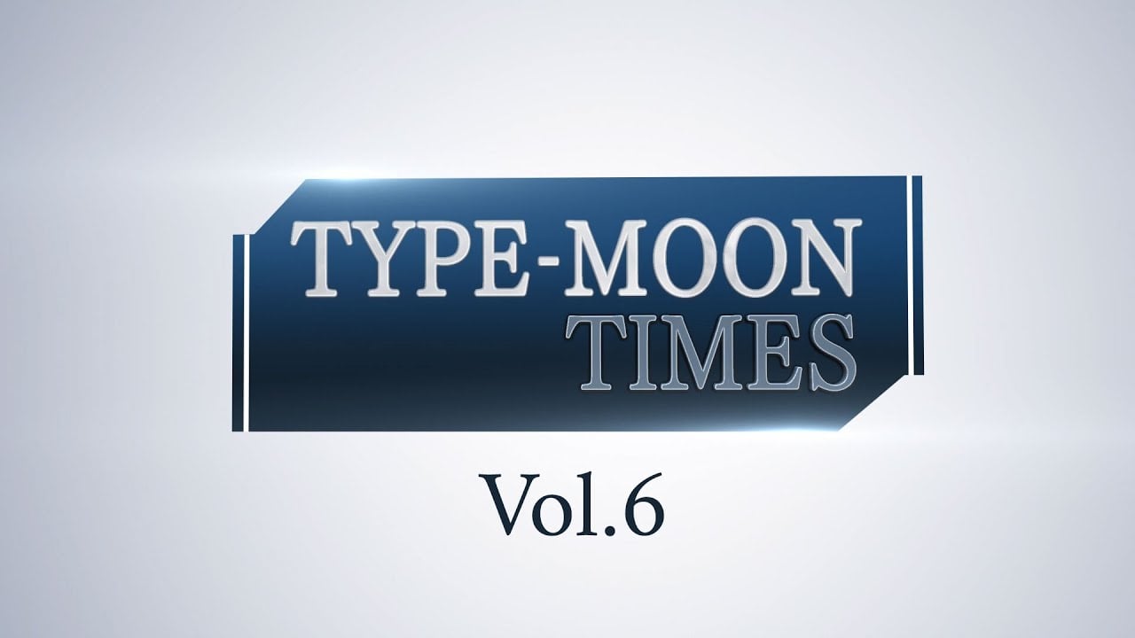 Type-Moon Times Vol. 6 set for September 29 featuring Melty Blood: Type Lumina and Tsukihime: A Piece of Blue Glass Moon – Gematsu