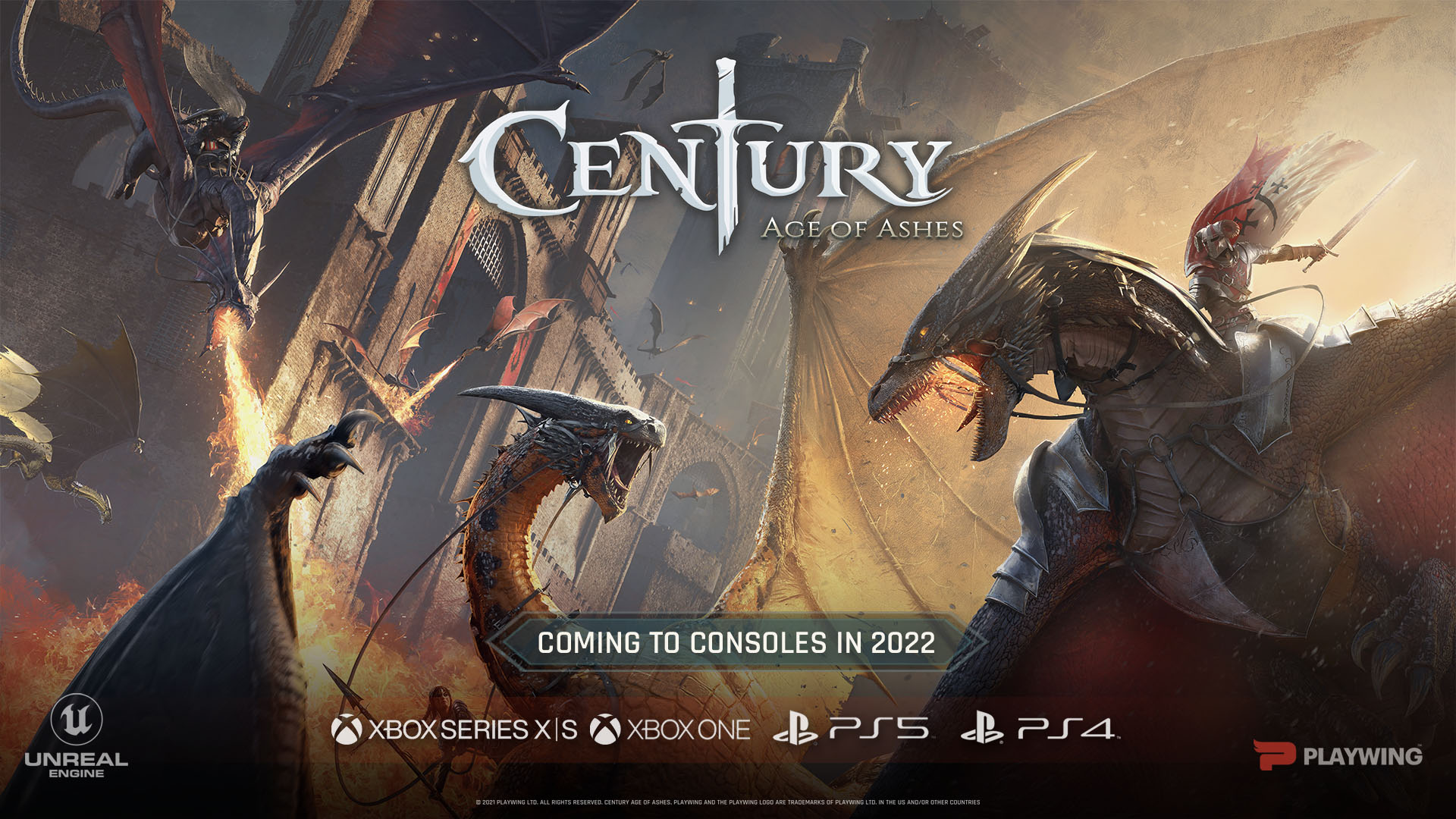 Jogo grátis Century: Age of Ashes será lançado PS5, PS4, Xbox Series, Xbox  One e Mobiles em 2022