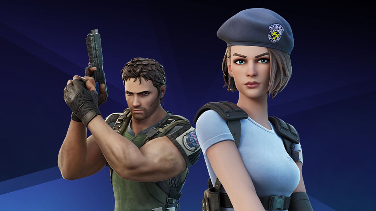Fortnite character outfits Chris Redfield and Jill Valentine from Resident Evil now available - Gematsu