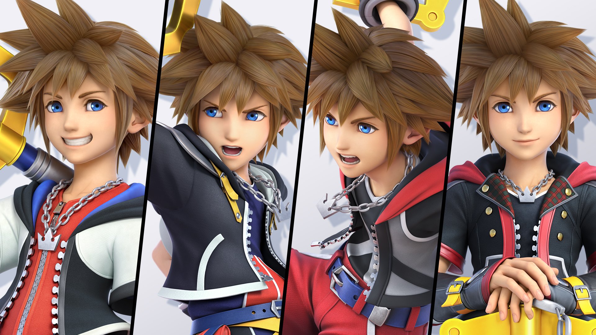 Inspired by his moves in Kingdom Hearts, Sora excels at fighting in the air...