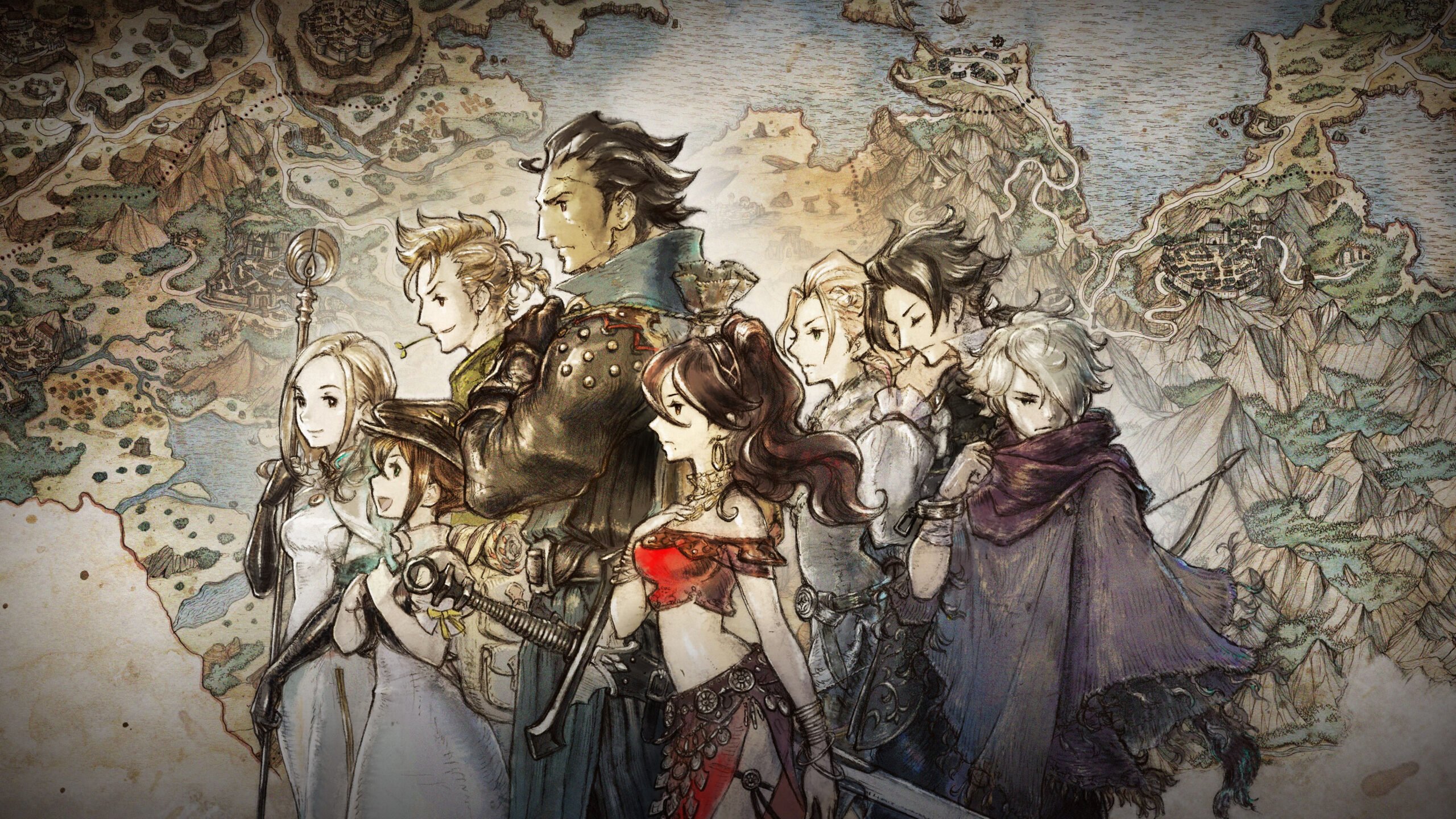 Octopath Traveler II Reveals New Main Cast Artwork Via Famitsu