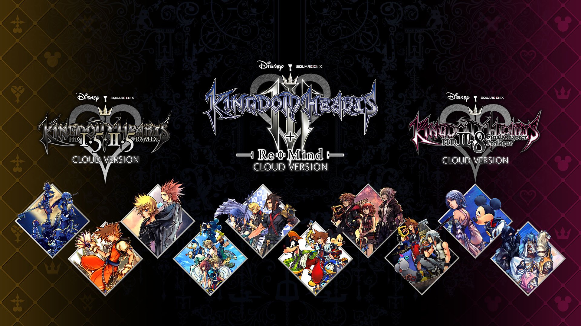 Kingdom Hearts series cloud versions for Switch launch February 10 - Gematsu