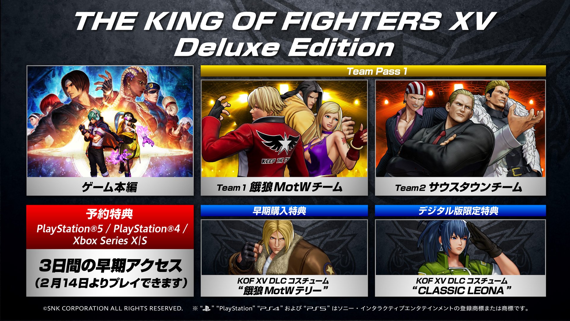 The King of Fighters XV DLC characters roadmap announced - Gematsu