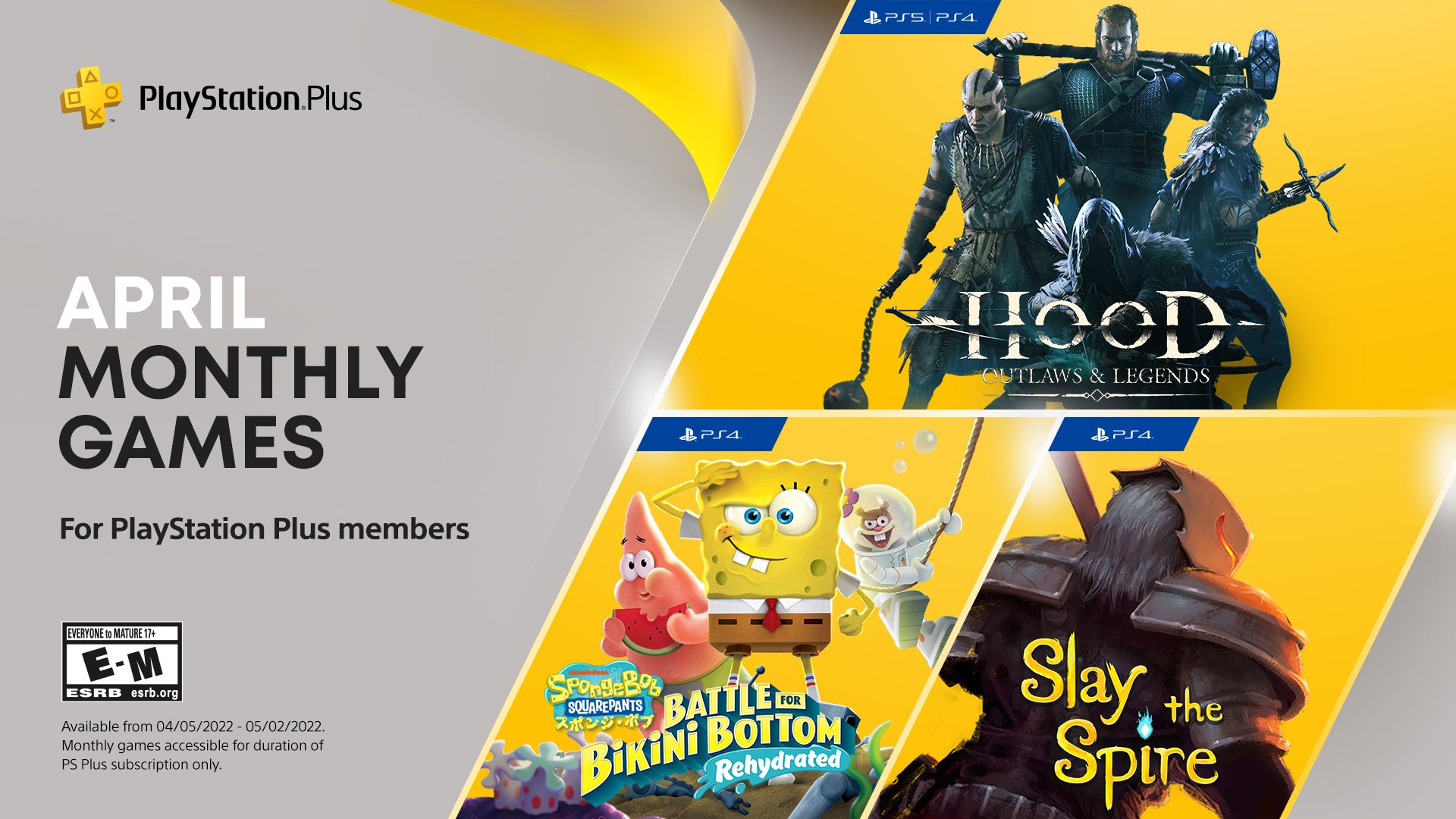 #
      PlayStation Plus free games for April 2022 announced