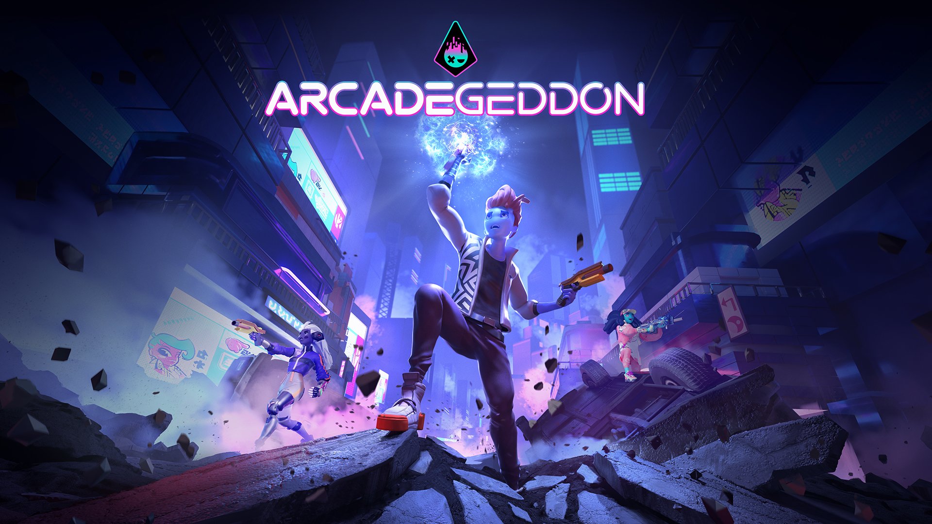 #
      Arcadegeddon launches July 5 for PS5, Xbox Series, PS4, Xbox One, and PC