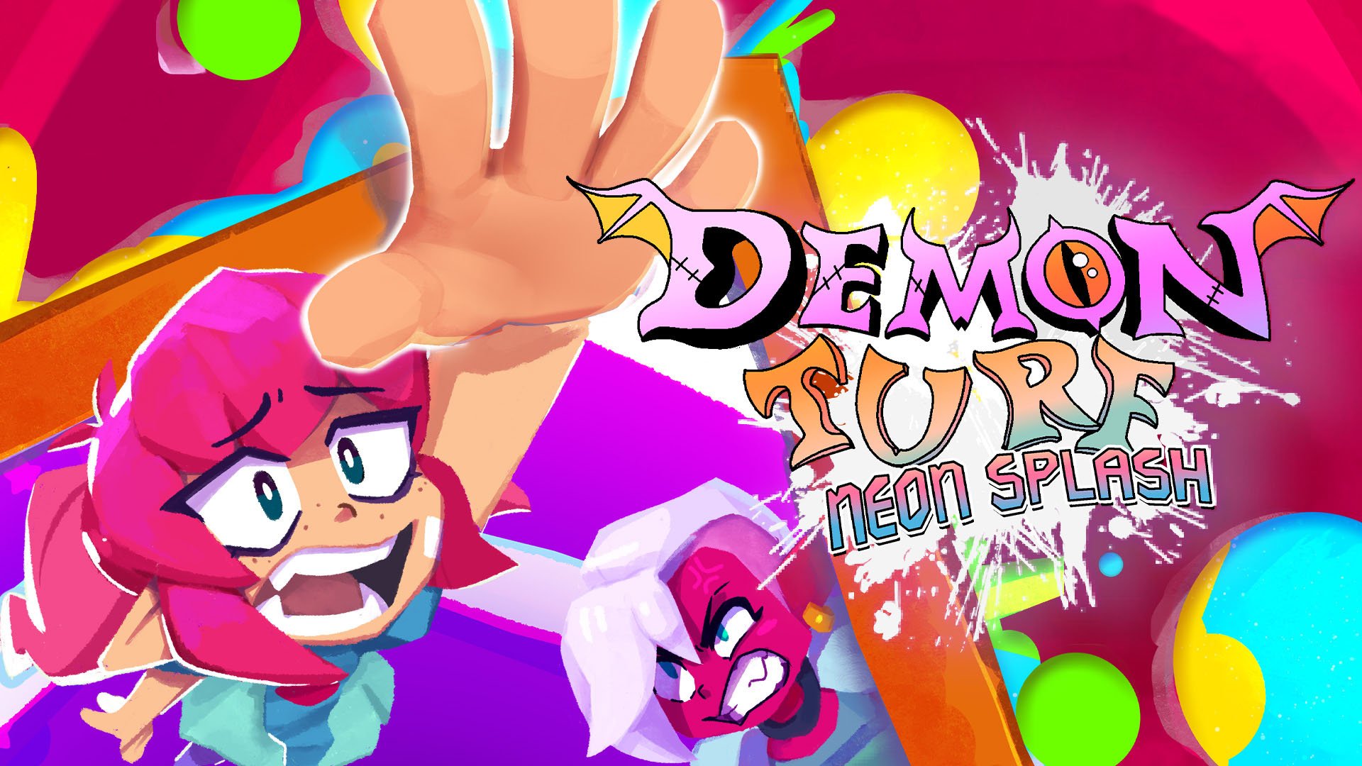 #
      Demon Turf: Neon Splash announced for Switch and PC, available now