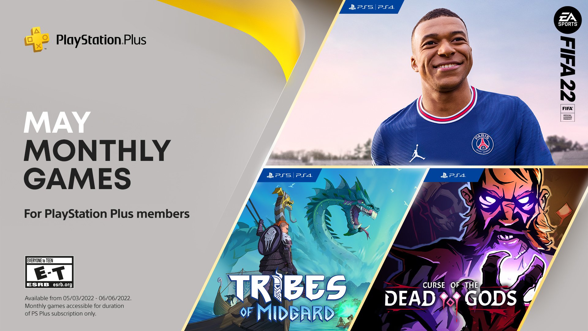 #
      PlayStation Plus free games for May 2022 announced