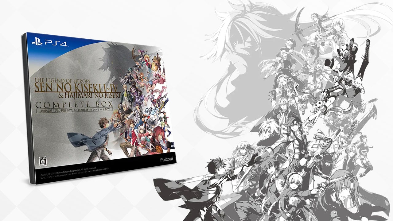 #
      The Legend of Heroes: Trails of Cold Steel I ~ IV & Trails into Reverie Complete Box for PS4 launches July 28 in Japan