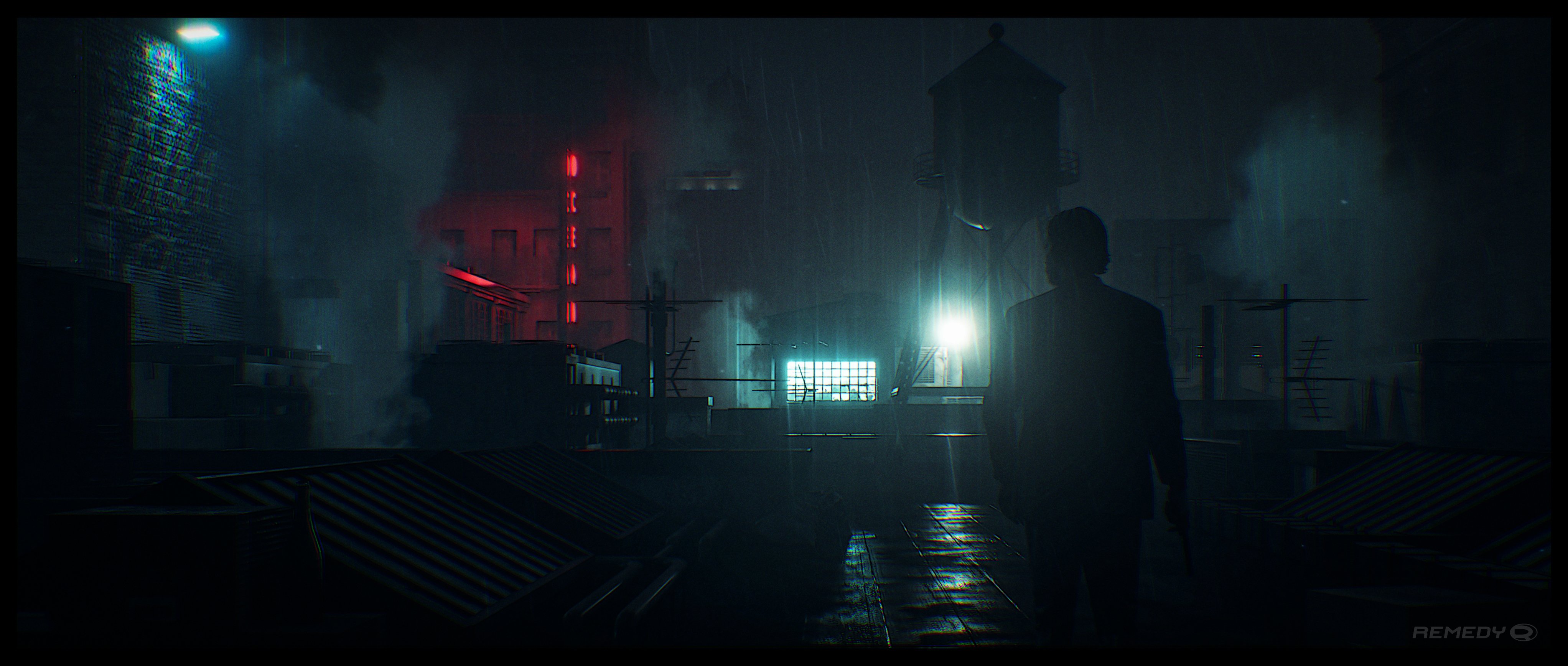 #
      Alan Wake II concept artwork, summer update no longer planned