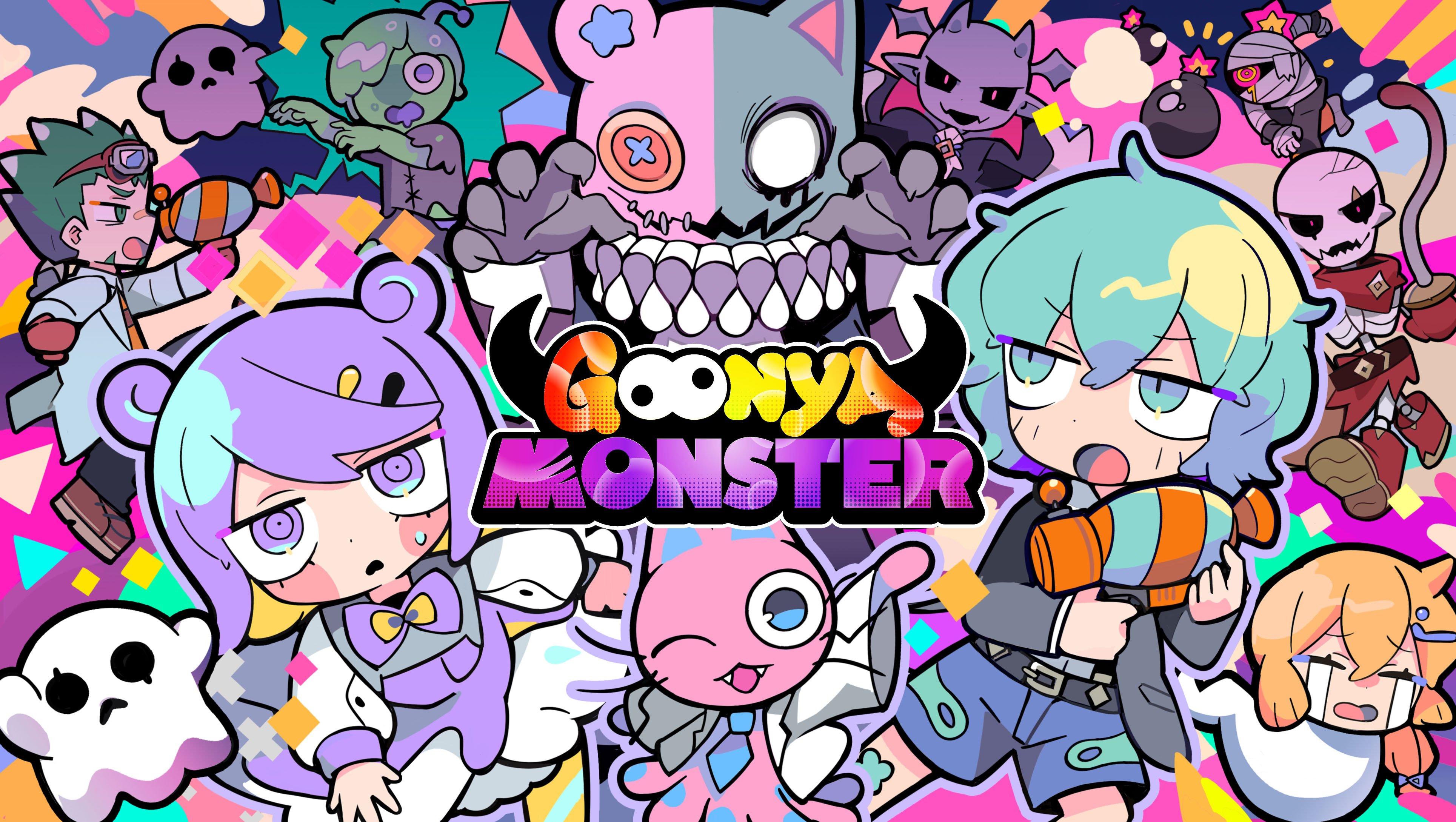#
      MUTAN announces party action game Goonya Monster for PC