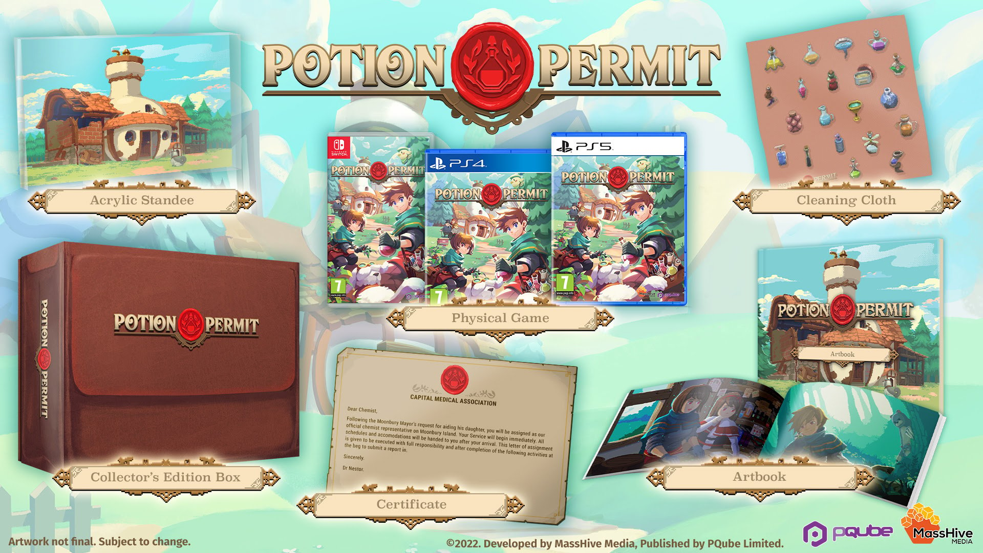 #
      Potion Permit physical edition announced for PS5, PS4, and Switch
