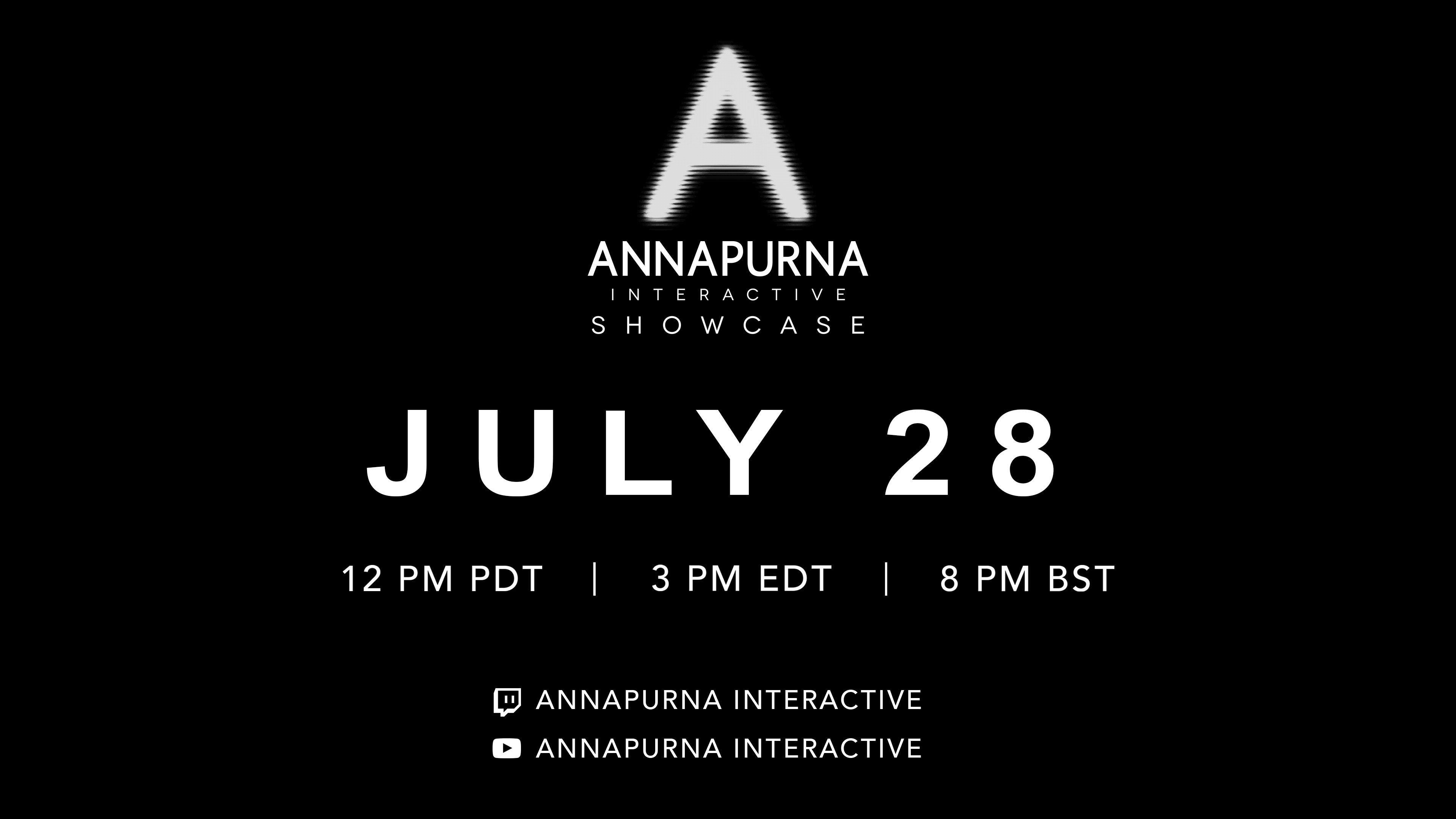 #
      Annapurna Interactive Showcase 2022 set for July 28
