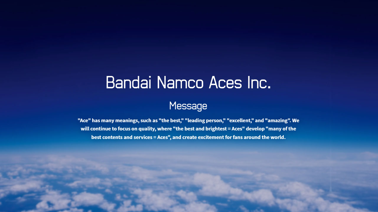#
      Bandai Namco and ILCA establish Bandai Namco Aces