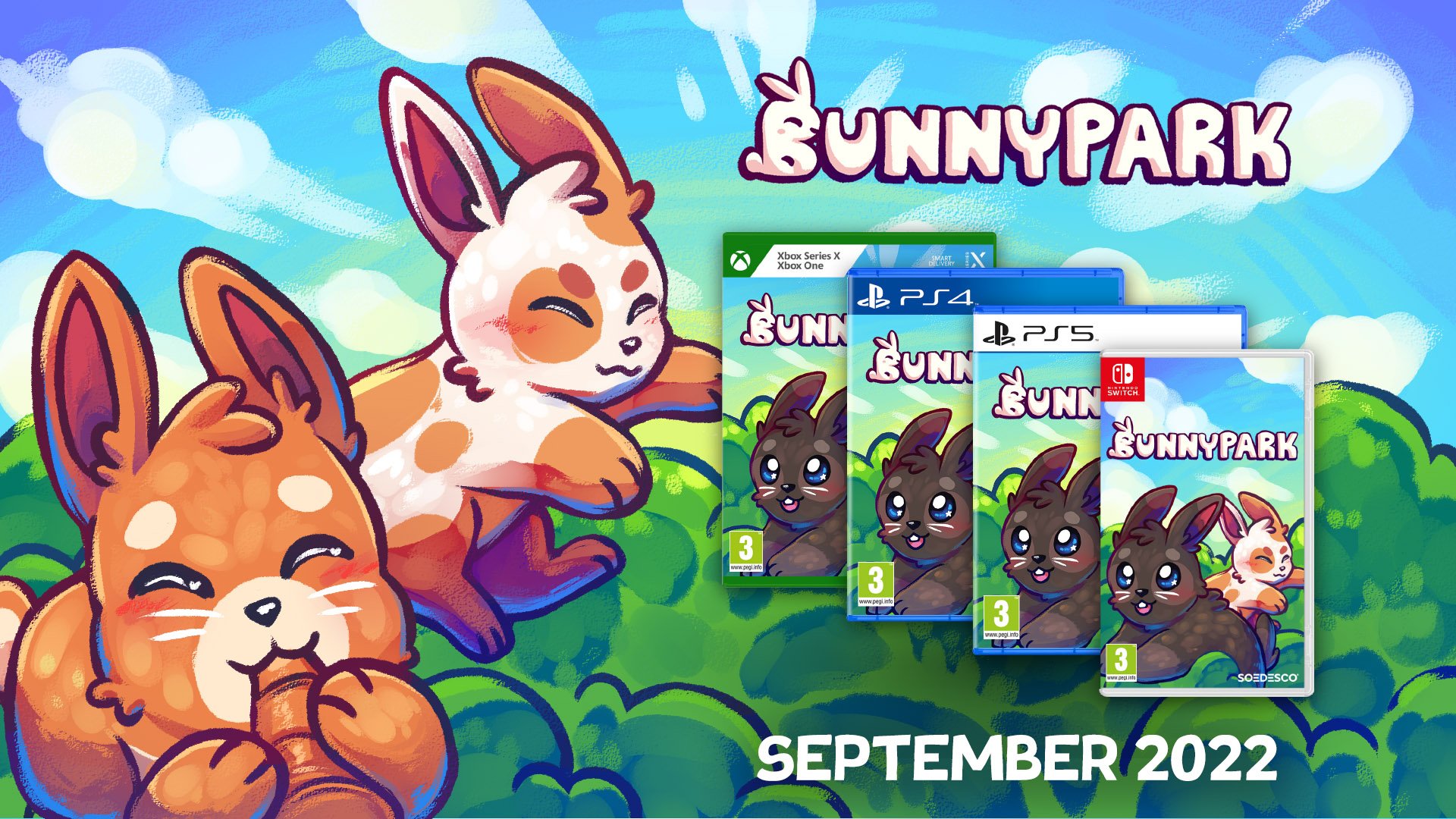 #
      Bunny Park coming to PS5, Xbox Series, PS4, Xbox One, Switch, and PC in September