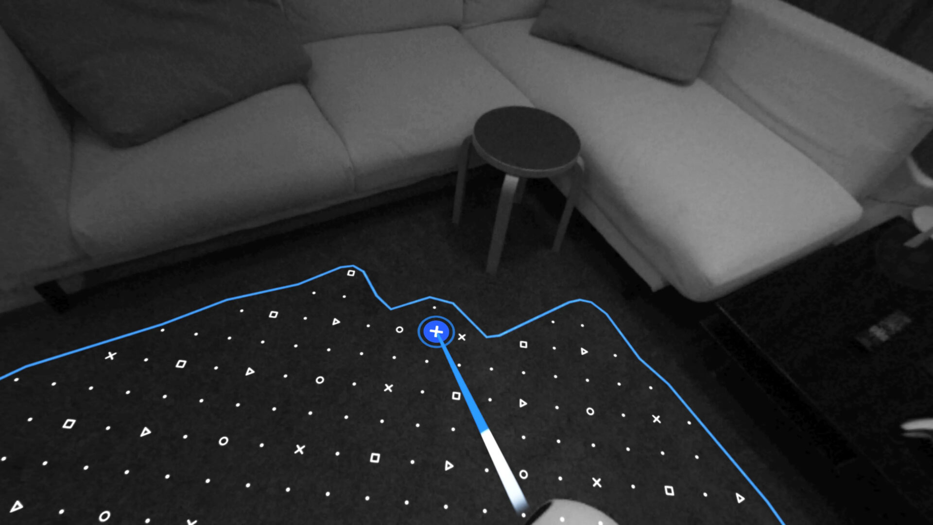 Virtual View Ps2 PlayStation VR2 user experience early look - see-through view ...