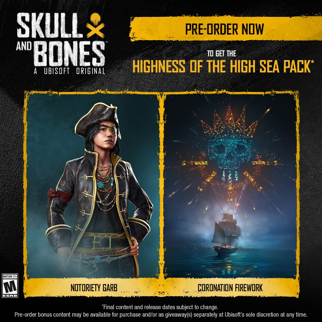 Skull and Bones launches November 8 for PS5, Xbox Series, PC, Stadia, and  Luna - Gematsu, skull and bones requisitos