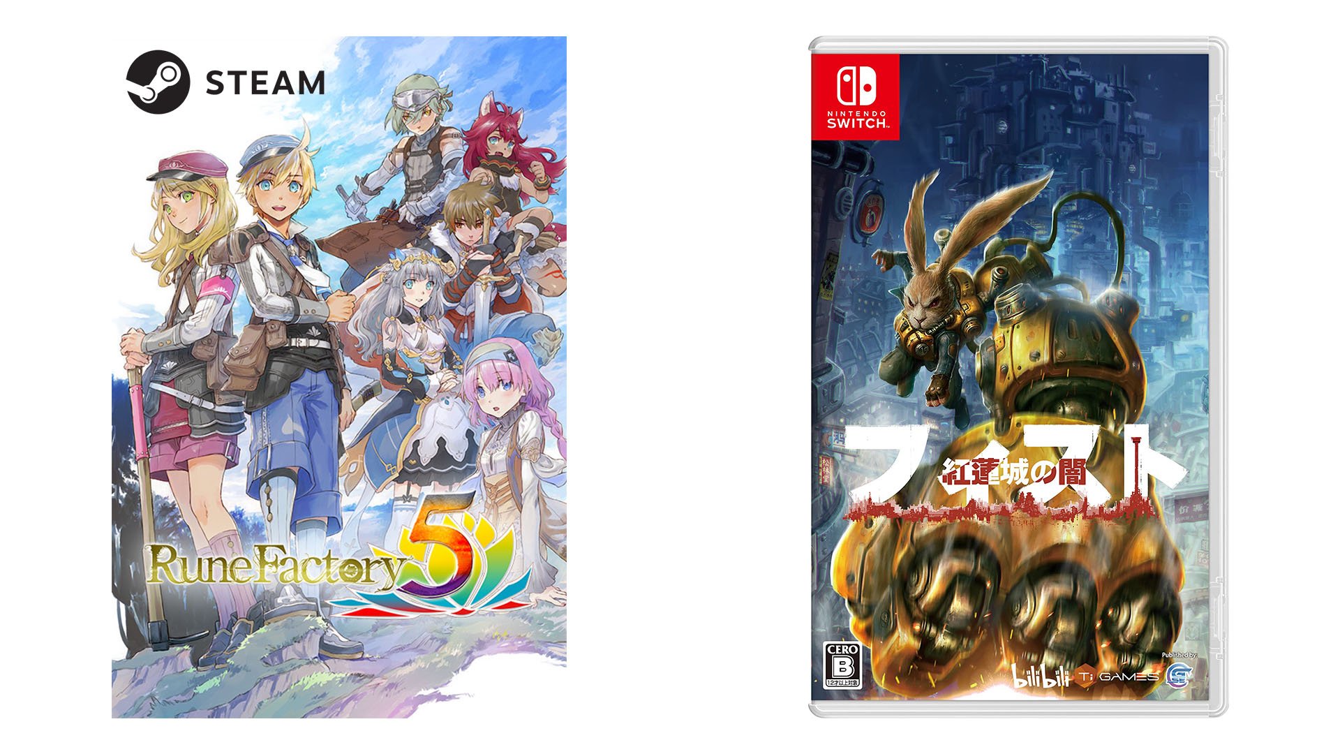 #
      Weekly Japanese Game Releases: Rune Factory 5 for PC, F.I.S.T.: Forged in Shadow Torch for Switch, more