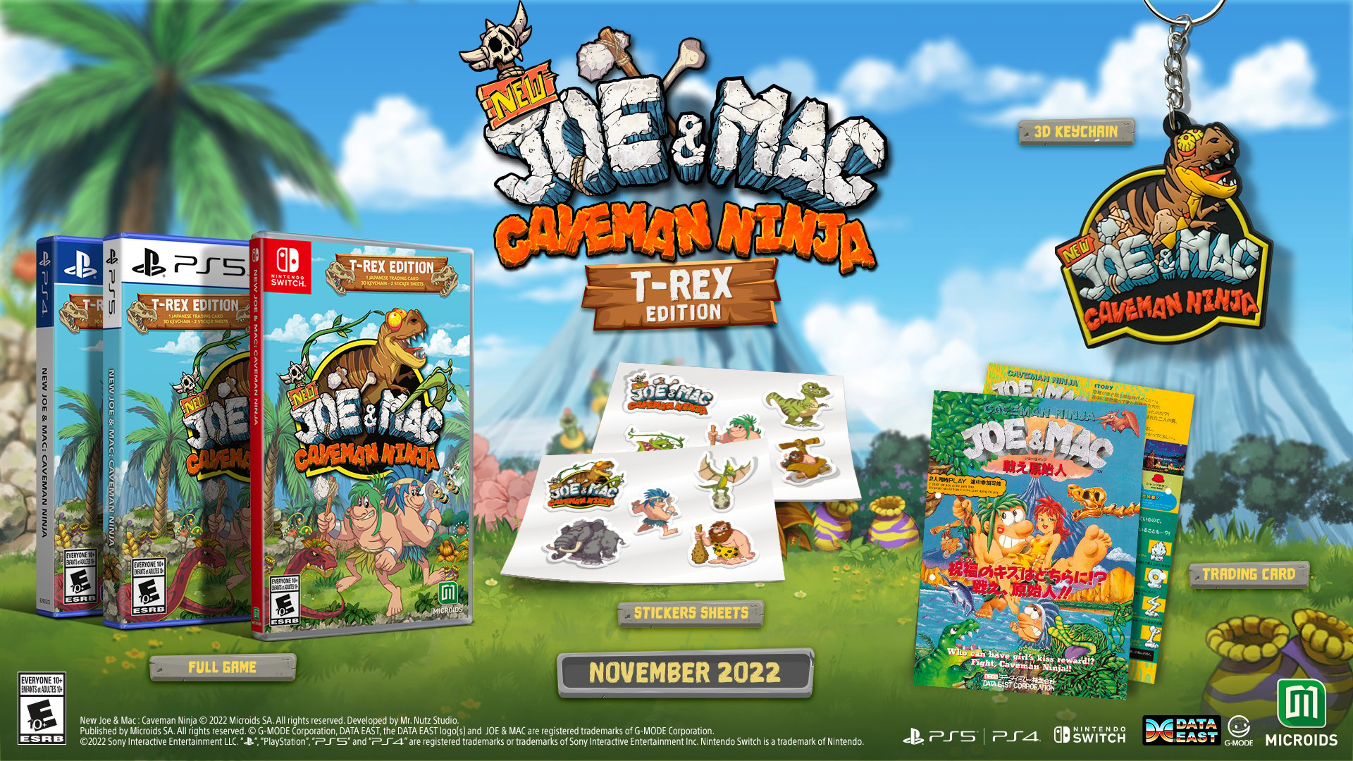 #
      New Joe & Mac: Caveman Ninja launches in November for PS5, Xbox Series, PS4, Xbox One, Switch, and PC