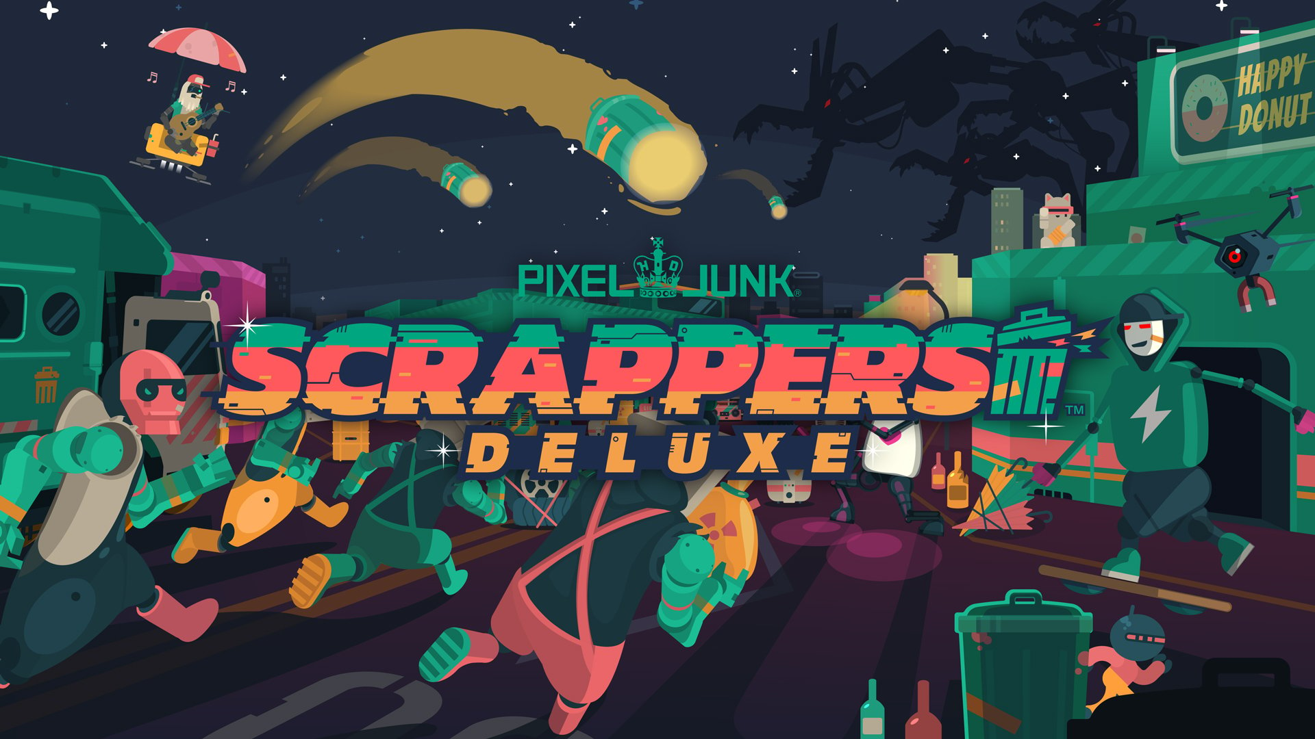 #
      PixelJunk Scrappers Deluxe announced for PC