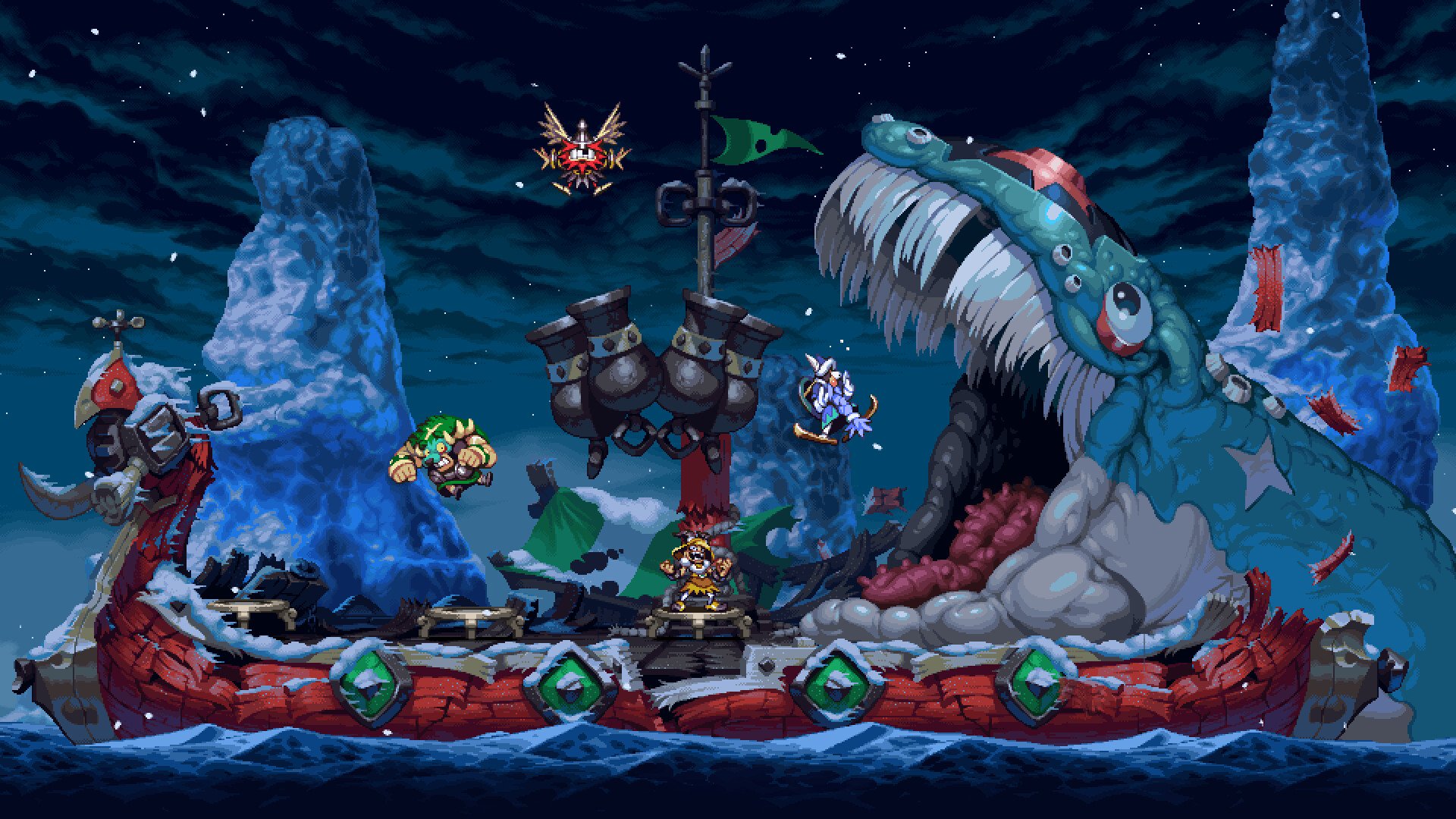 #
      Owlboy developer D-Pad Studio announces four-player action game Vikings on Trampolines for PC