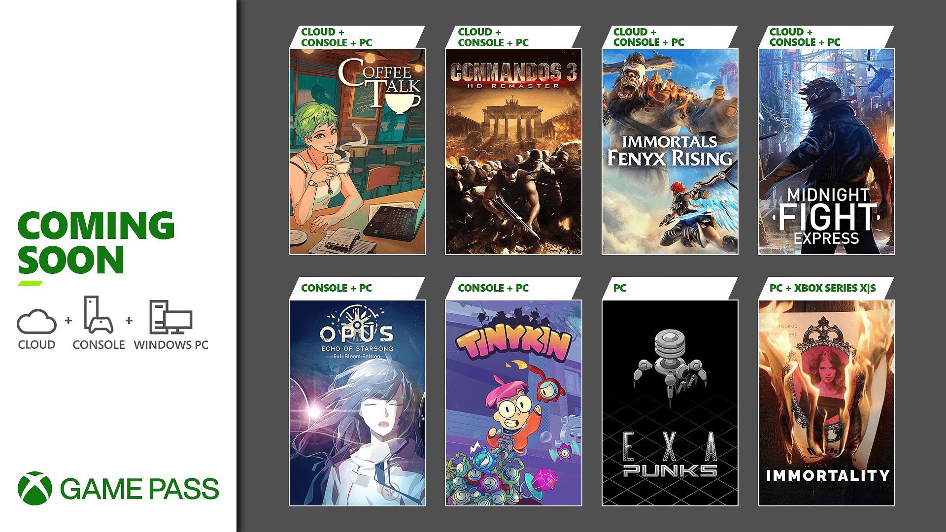 #
      Xbox Game Pass adds OPUS: Echo of Starsong- Full Bloom Edition, Tinykin, IMMORTALITY, and more in late August