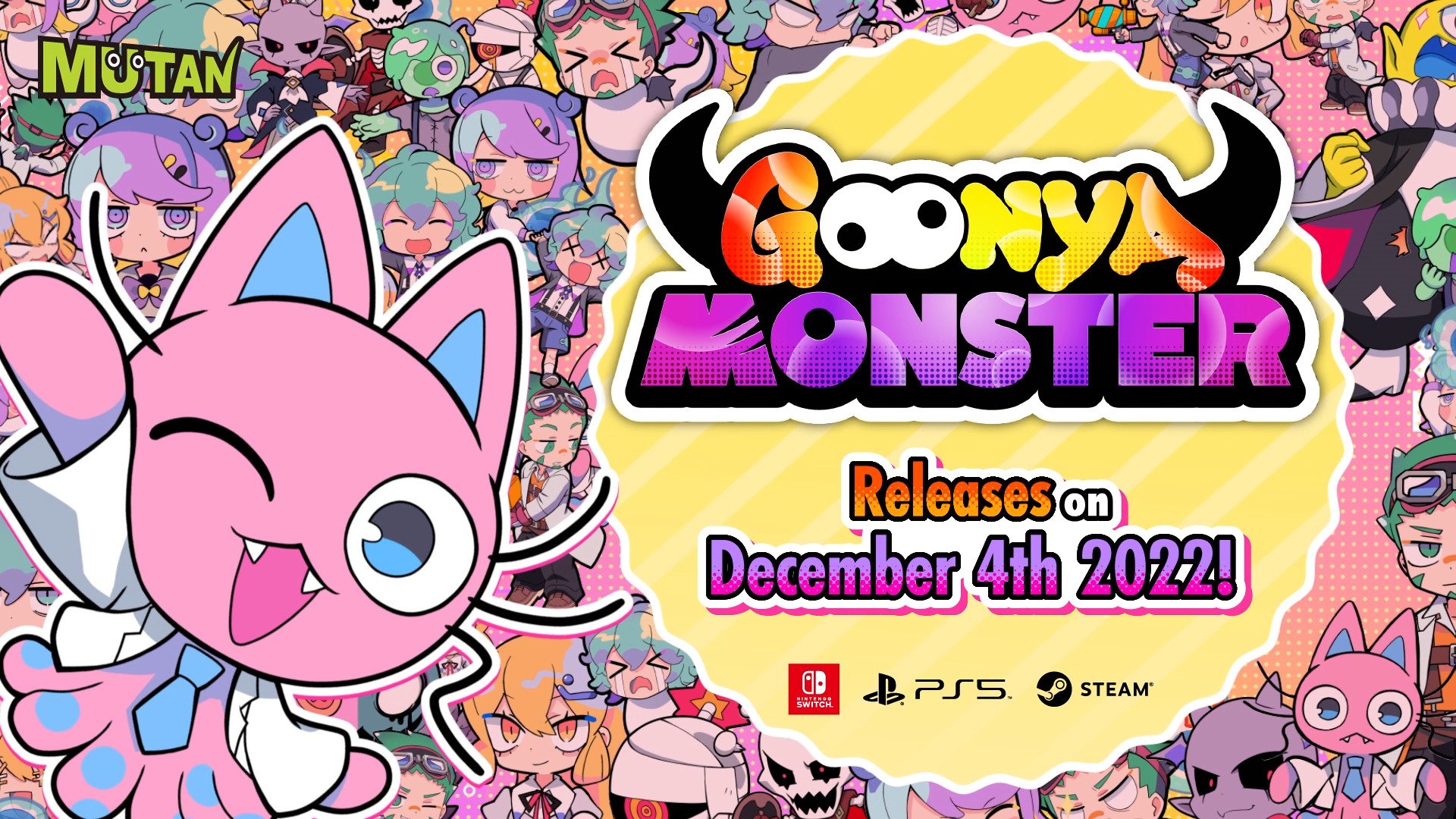 #
      Goonya Monster launches December 4 for PS5, Switch, and PC