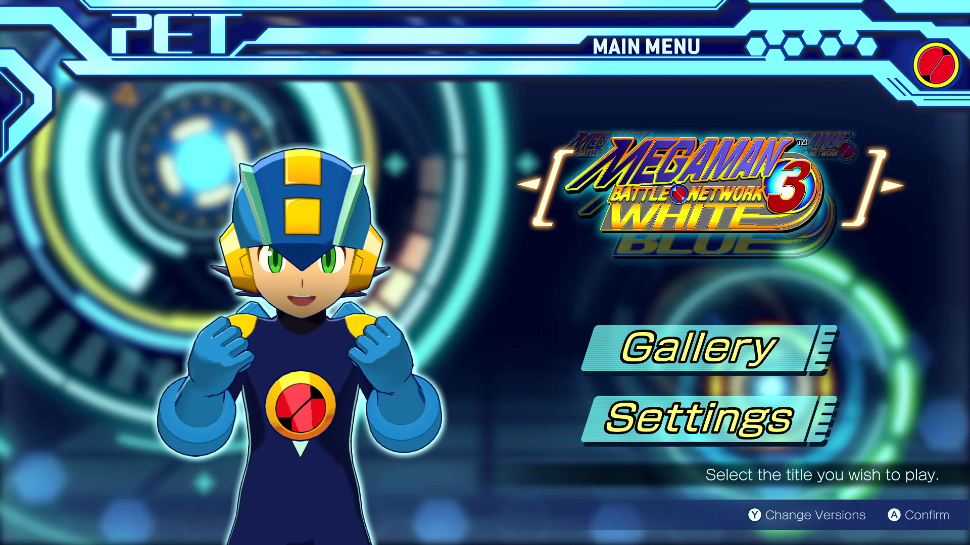Mega Man Battle Network Legacy Collection adds 3D Mega Man.EXE title screen, online and chip trading - Gematsu