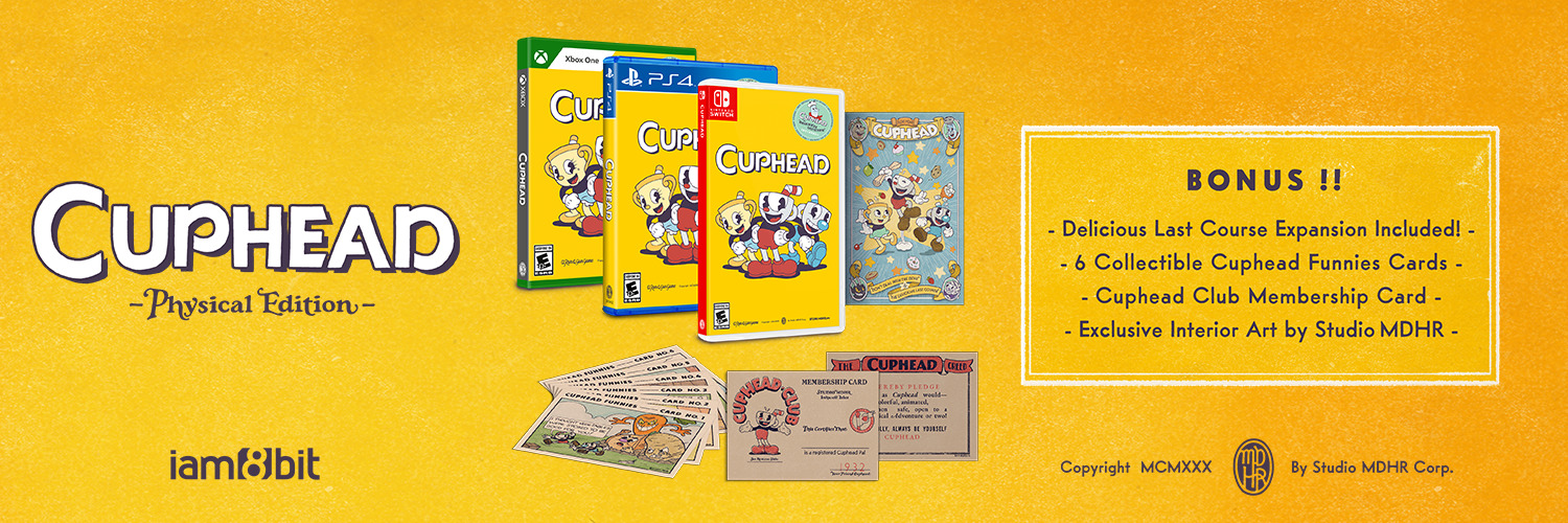 Cuphead physical edition launches December 6 - Gematsu