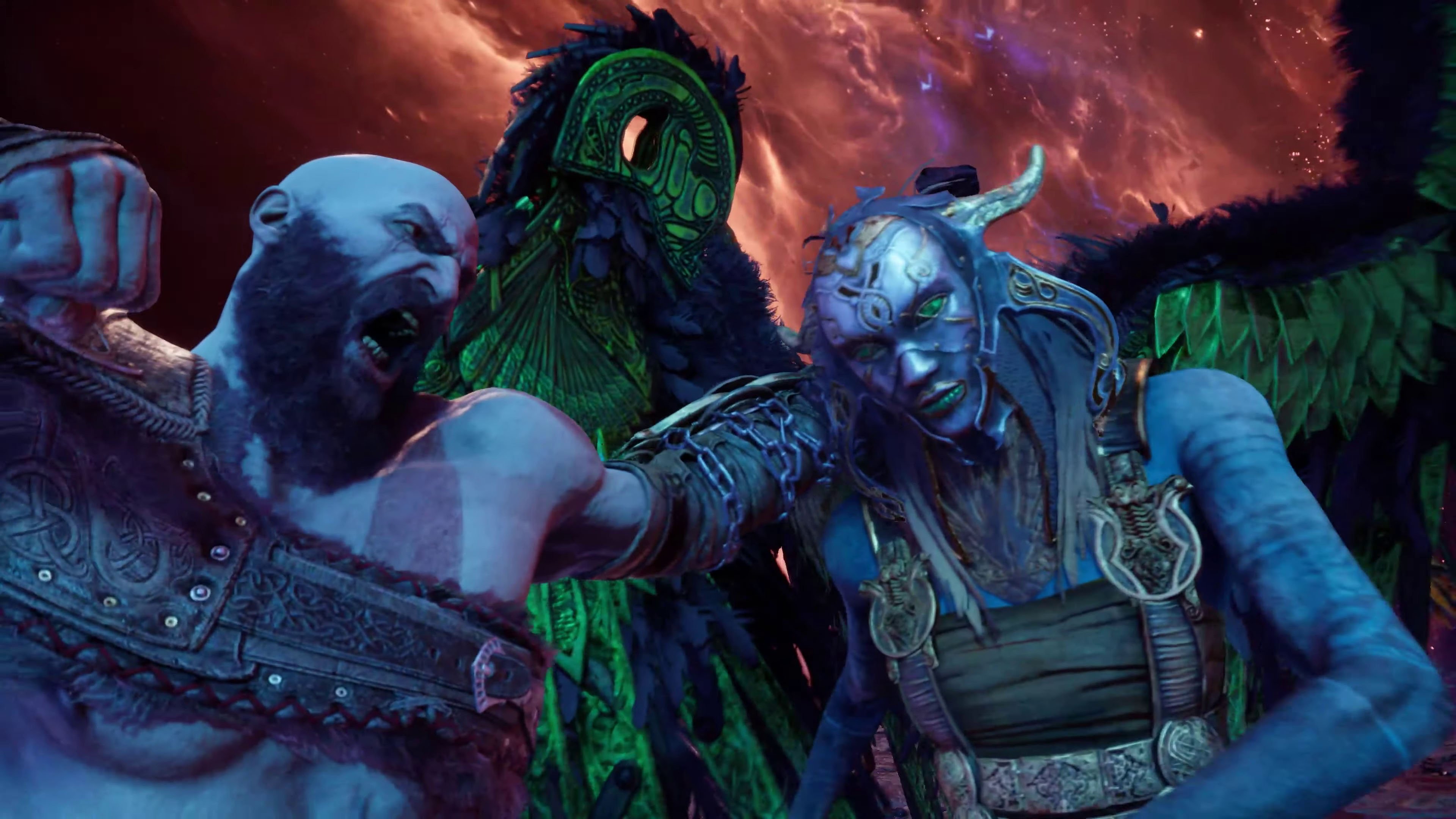 #
      God of War Ragnarok Behind the Scenes video – ‘Combat and Enemies Elevated’