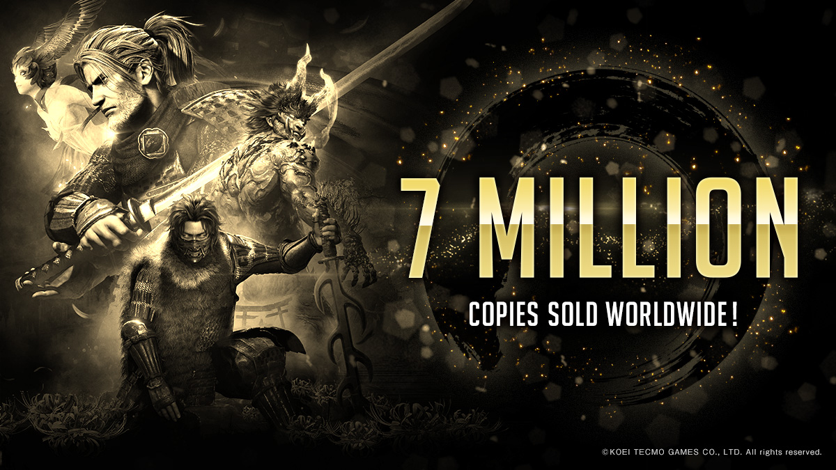 #
      Nioh series shipments and digital sales top seven million