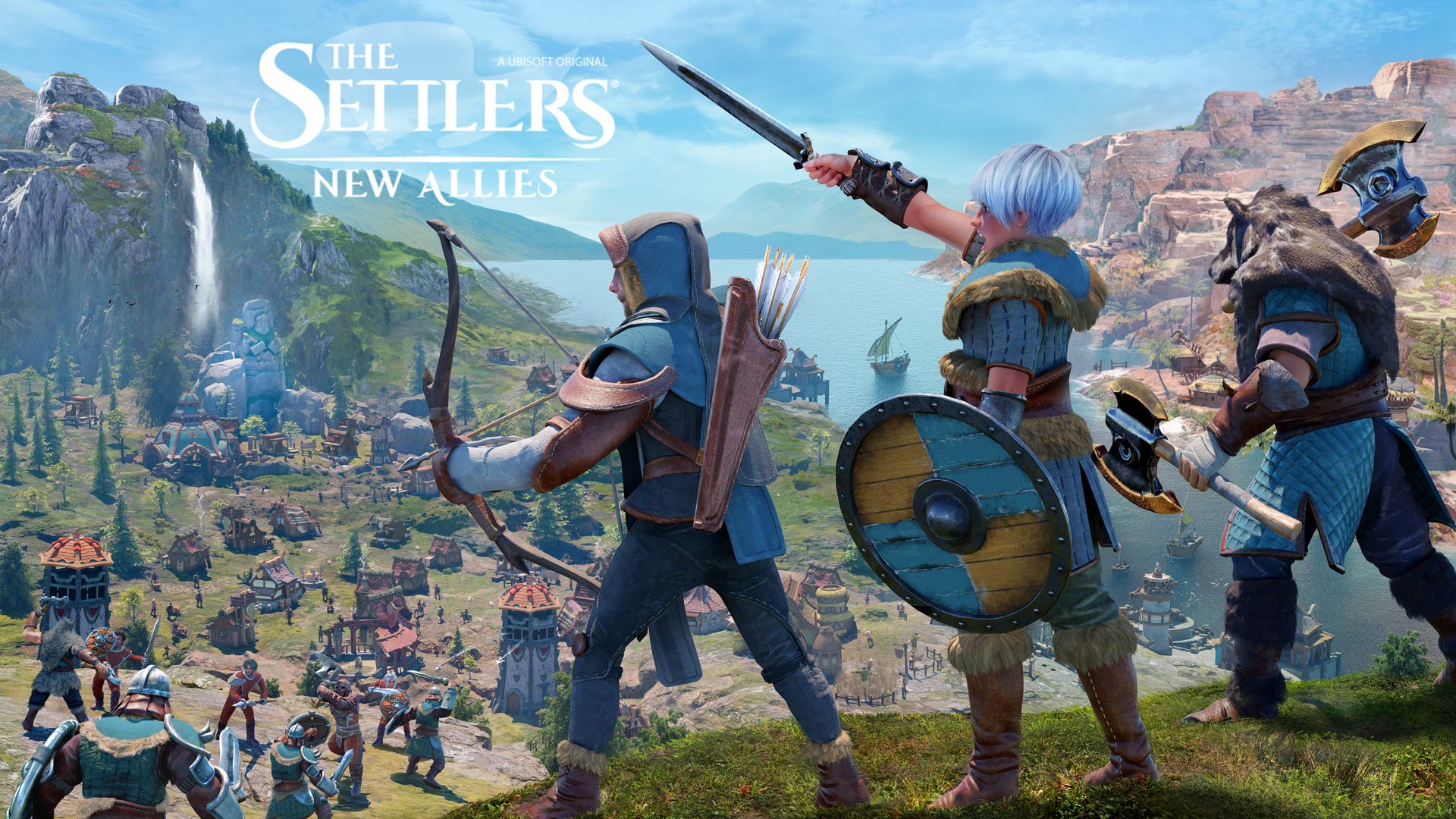 „The Settlers: New Allies“ 2023 m. vasario 17 d. pasirodys asmeniniam kompiuteriui, o vėliau – PS4, Xbox One, Switch ir Luna