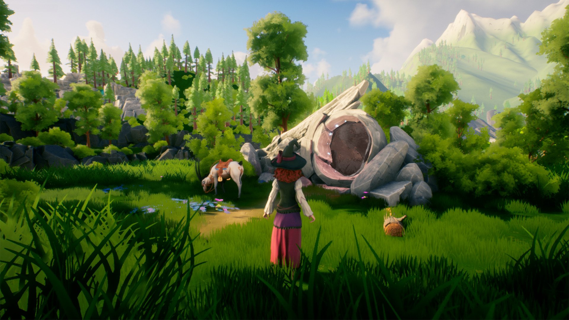 Lancement de la campagne Kickstarter pour le jeu de simulation de vie en monde ouvert The Witch of Fern Island