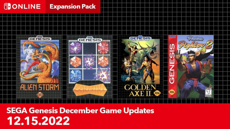 SEGA Genesis - Nintendo Switch Online adds Alien Storm, Columns, Golden ...