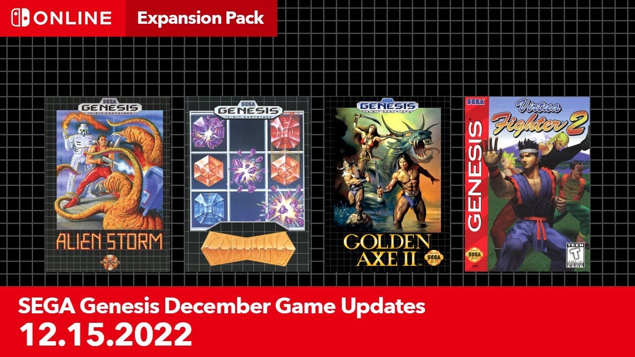 #
      SEGA Genesis – Nintendo Switch Online adds Alien Storm, Columns, Golden Axe II, and Virtua Fighter 2