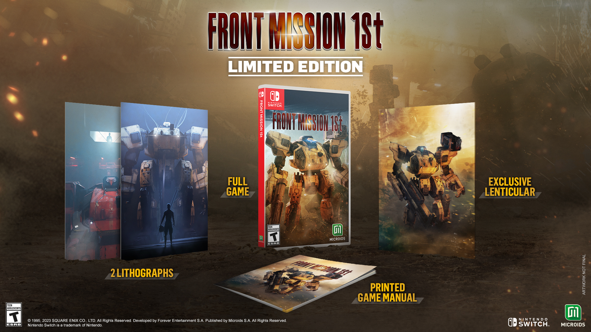 FRONT MISSION 1st: Remake físico de edición limitada se lanza esta primavera en Europa, verano en América del Norte