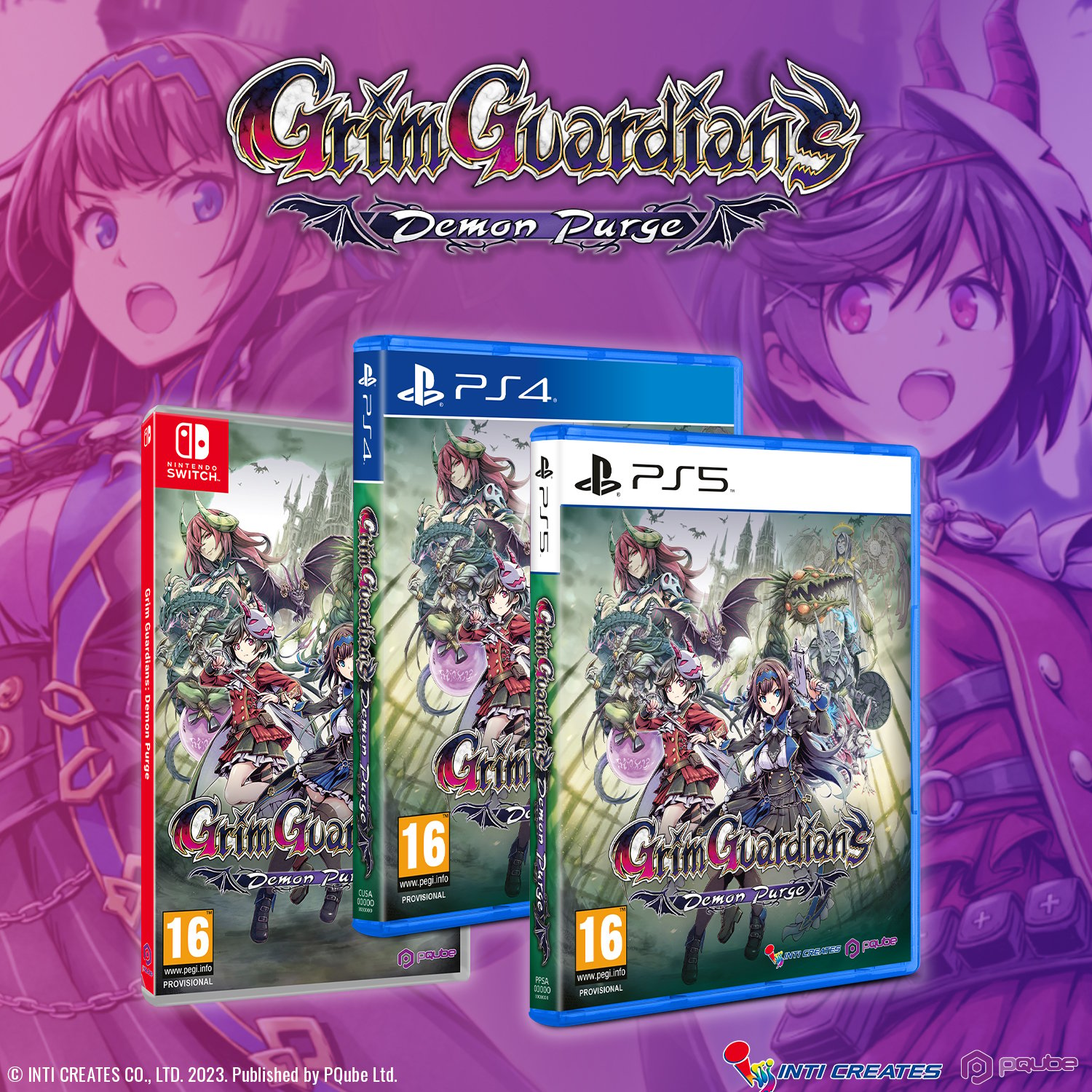 #
      Grim Guardians: Demon Purge physical editions for PS5, PS4, and Switch to be published by PQube in the west