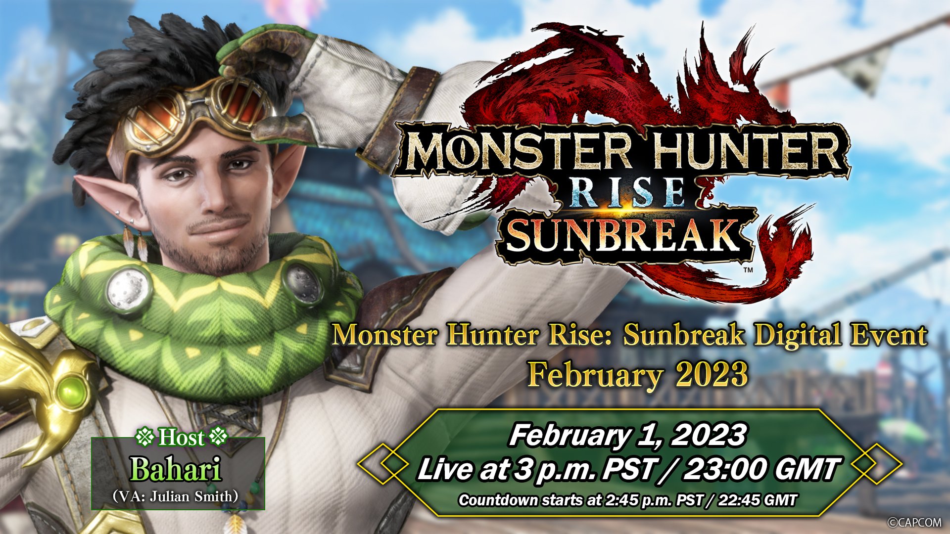 #
      Monster Hunter Rise: Sunbreak Free Title Update 4 Digital Event set for February 1