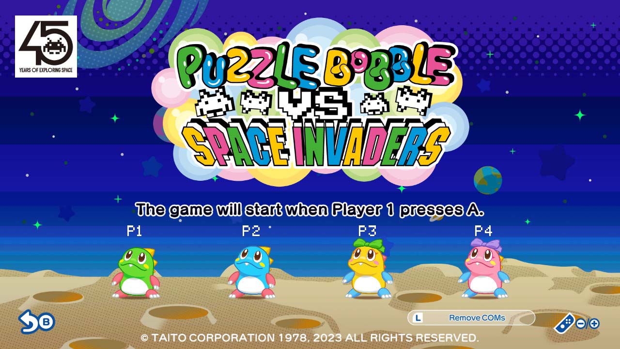 #
      Puzzle Bobble Everybubble! includes ‘Puzzle Bobble vs. Space Invaders’ mode