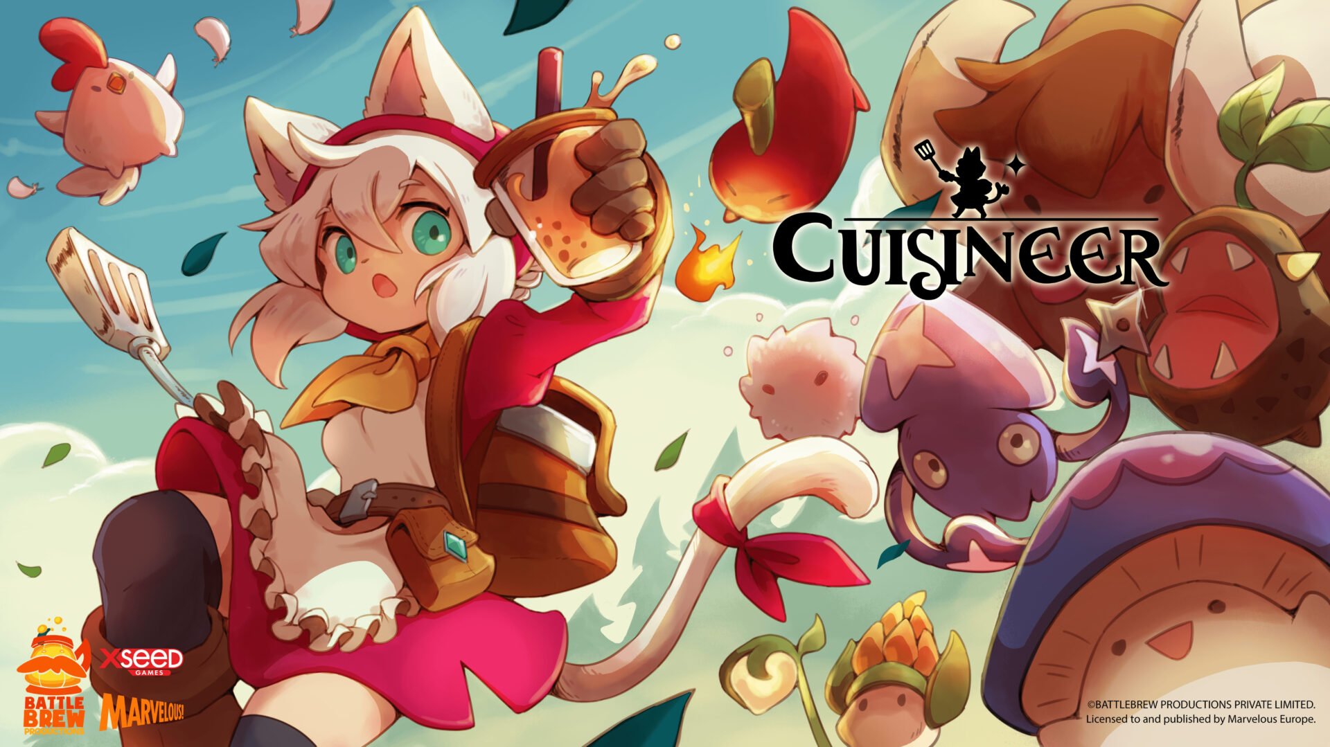 #
      Food-focused action roguelike game Cuisineer for PC to be published by XSEED Games, Marvelous Europe