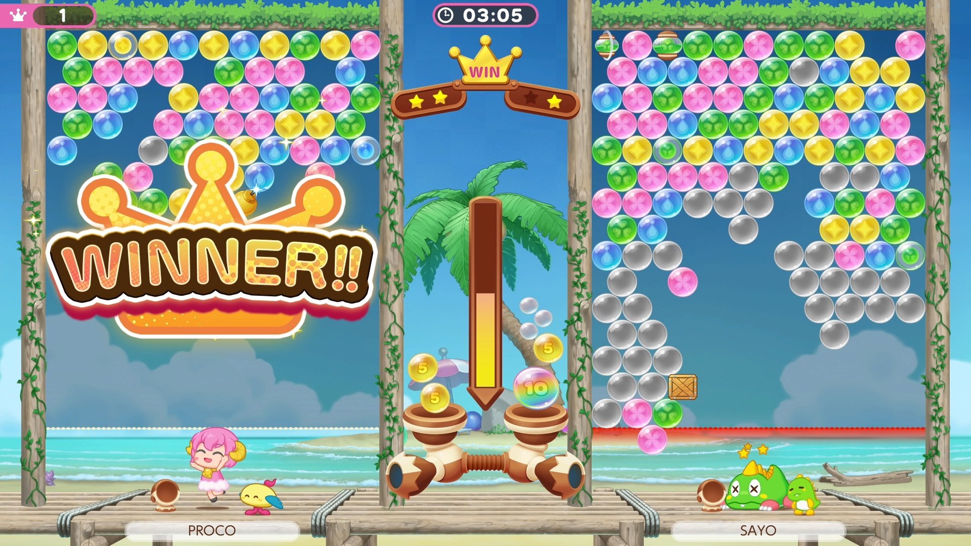 #
      Puzzle Bobble Everybubble! launches May 23