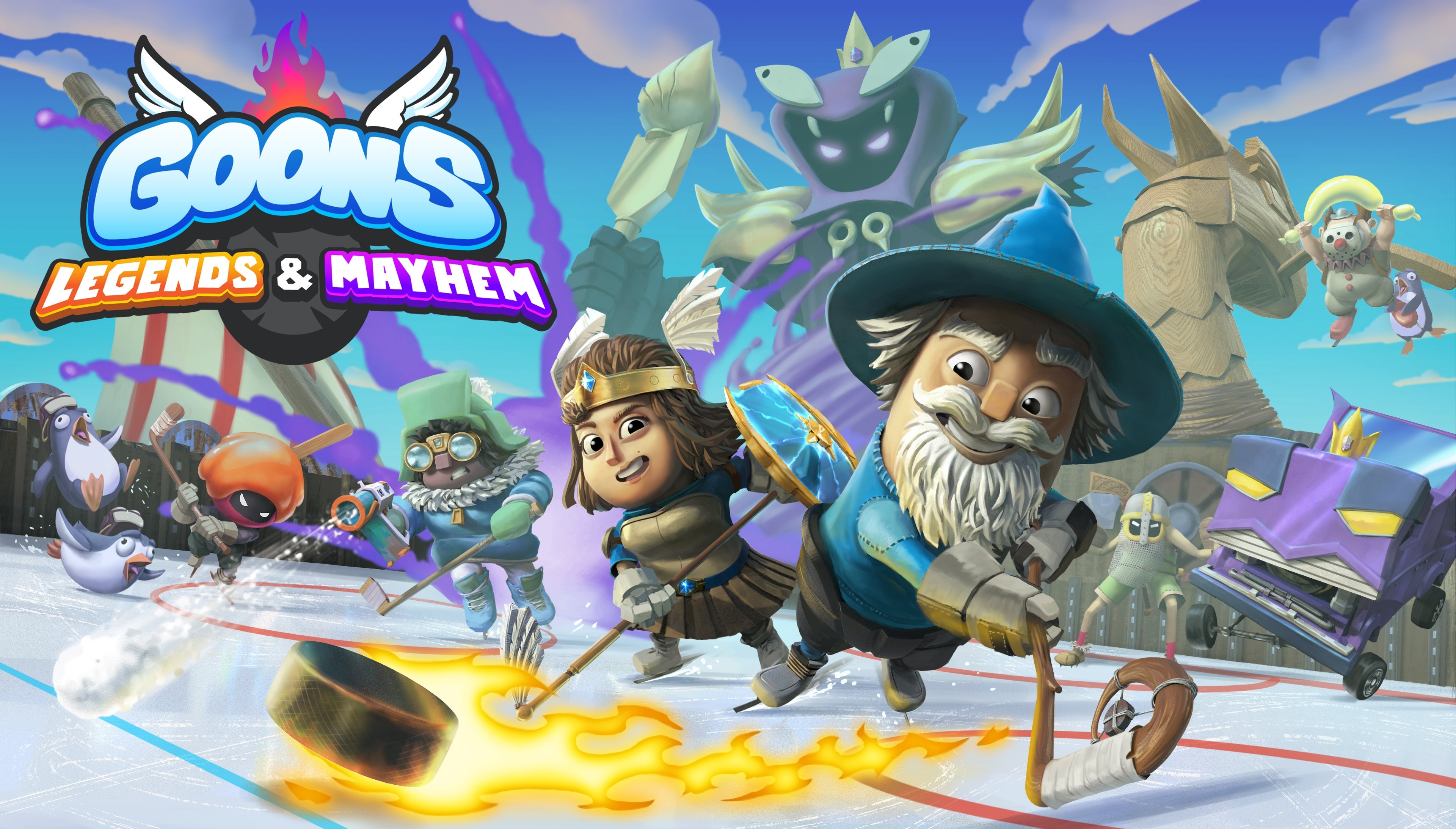 Hockey Goons: Legends & Mayhem aangekondigd voor PS5, Xbox Series, PS4, Xbox One, Switch en pc