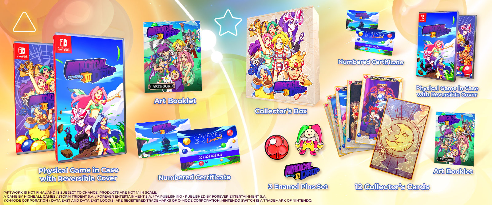 Magical Drop VI – Forever limited physical releases for Switch have been announced