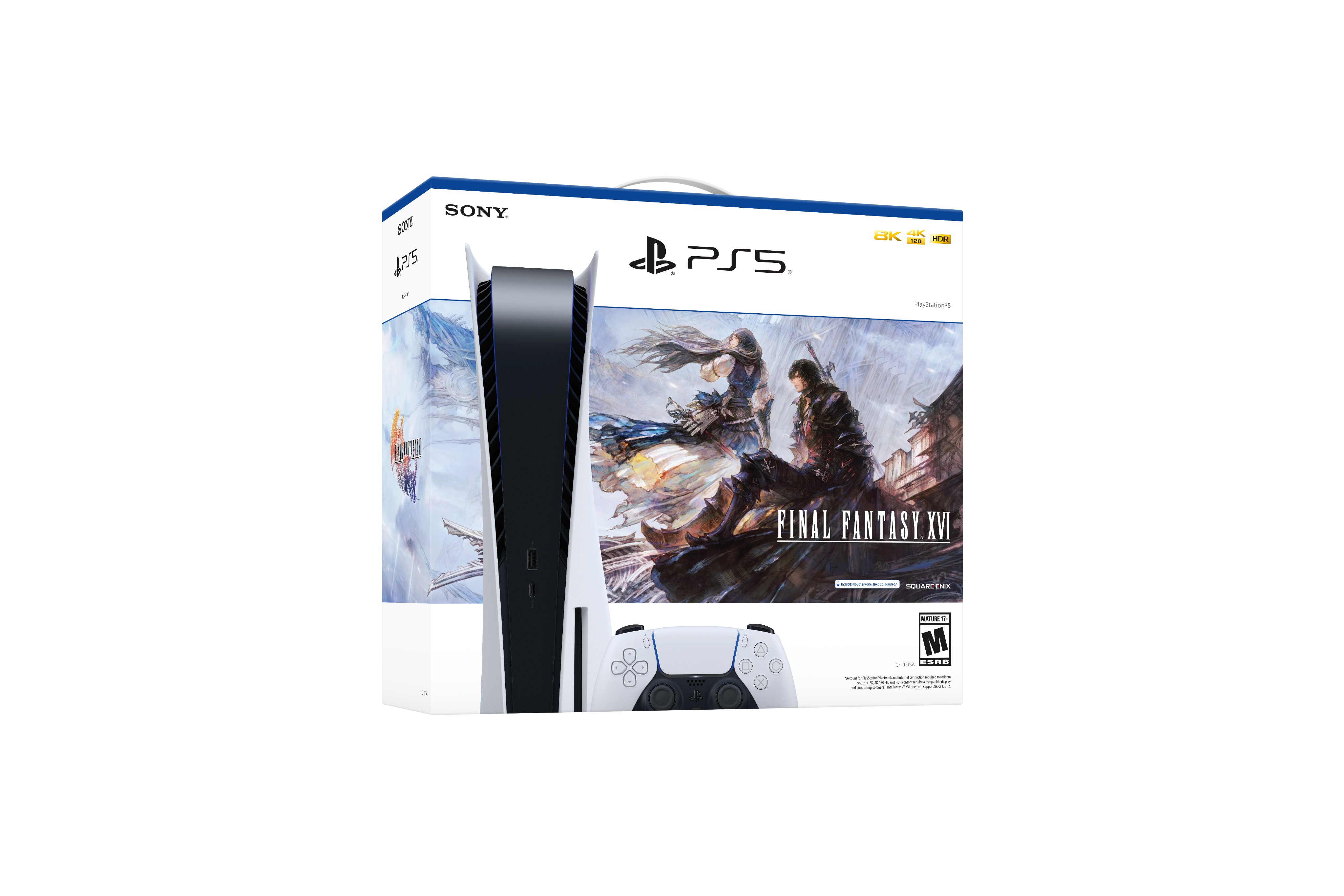 PS5 Final Fantasy XVI Bundle, limited edition DualSense Wireless Controller  and console cover announced - Gematsu