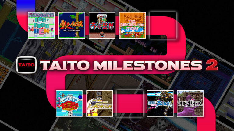 Compil TAITO sur Switch Taito-Milestones-2-Ann_04-13-23-768x432