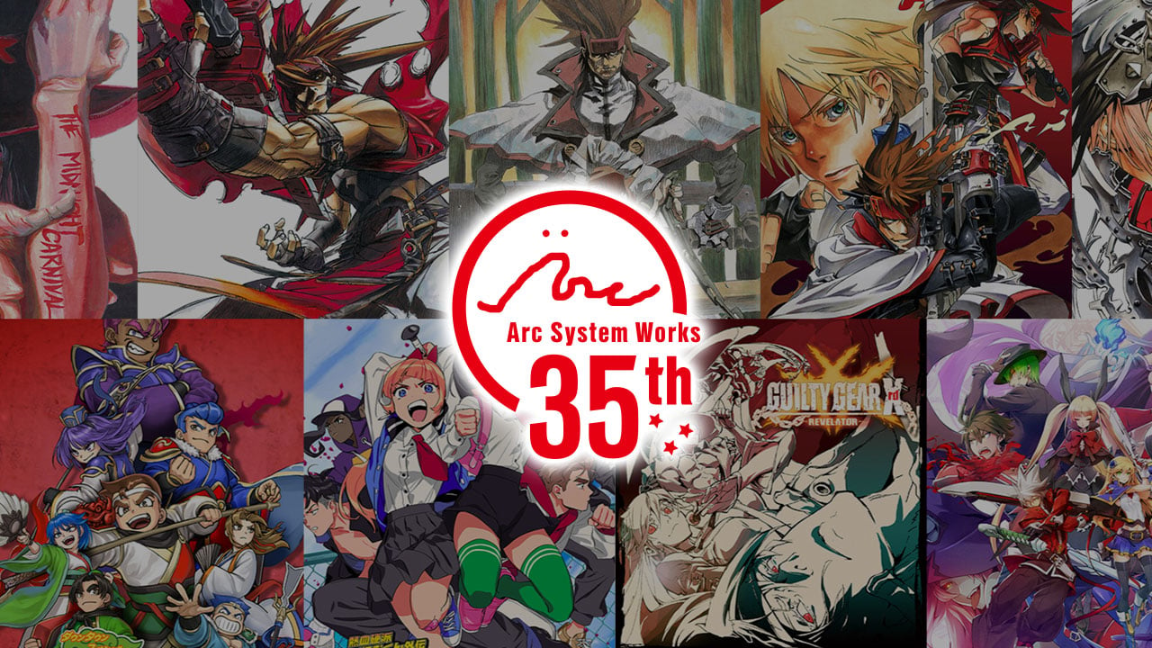 De site ter ere van het 35-jarig jubileum van Arc System Works is geopend