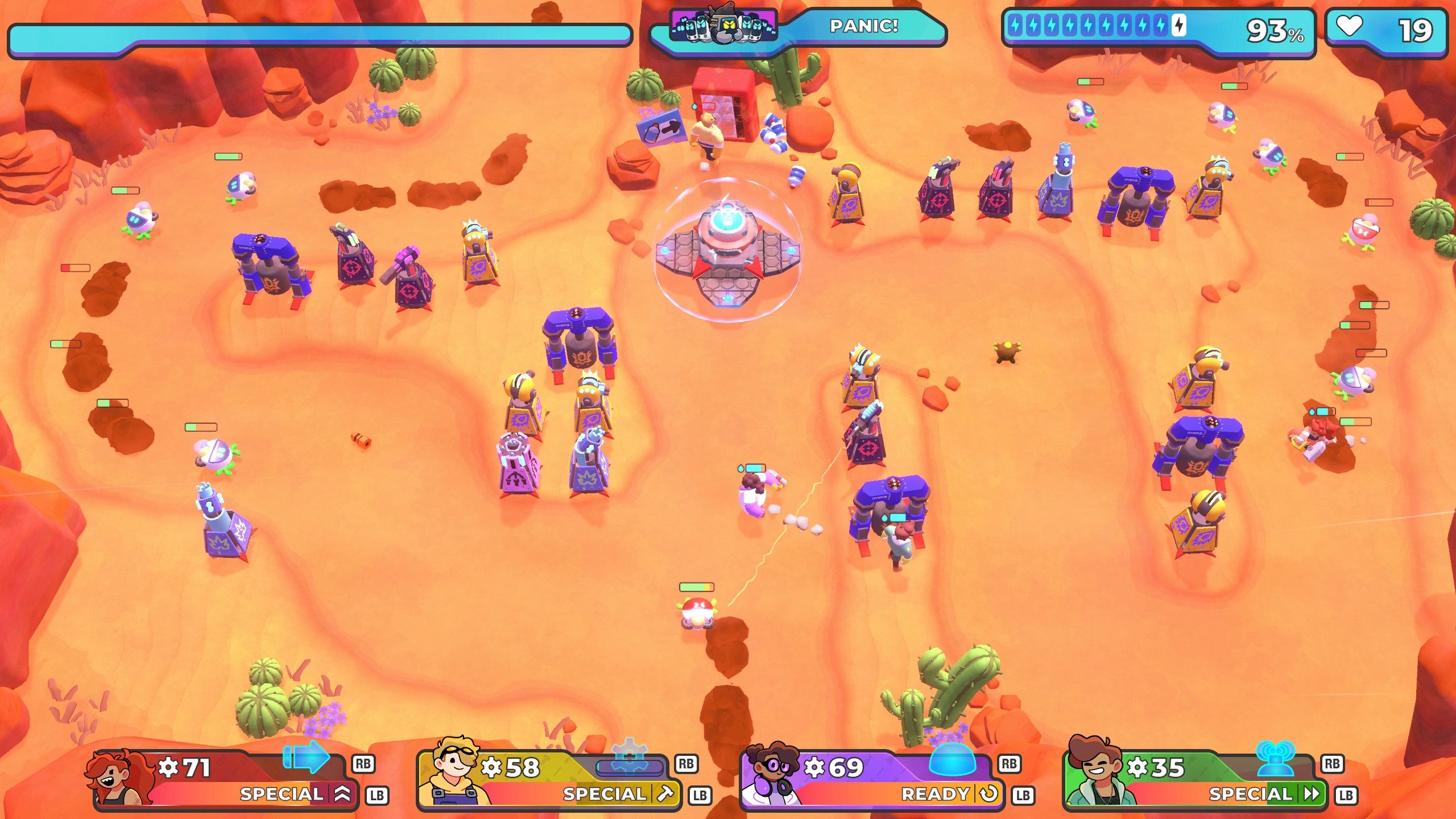 pence reservation tempo Strategic tower defense game Bish Bash Bots announced for PS5, Xbox Series,  PS4, Xbox One, Switch, and PC - Gematsu