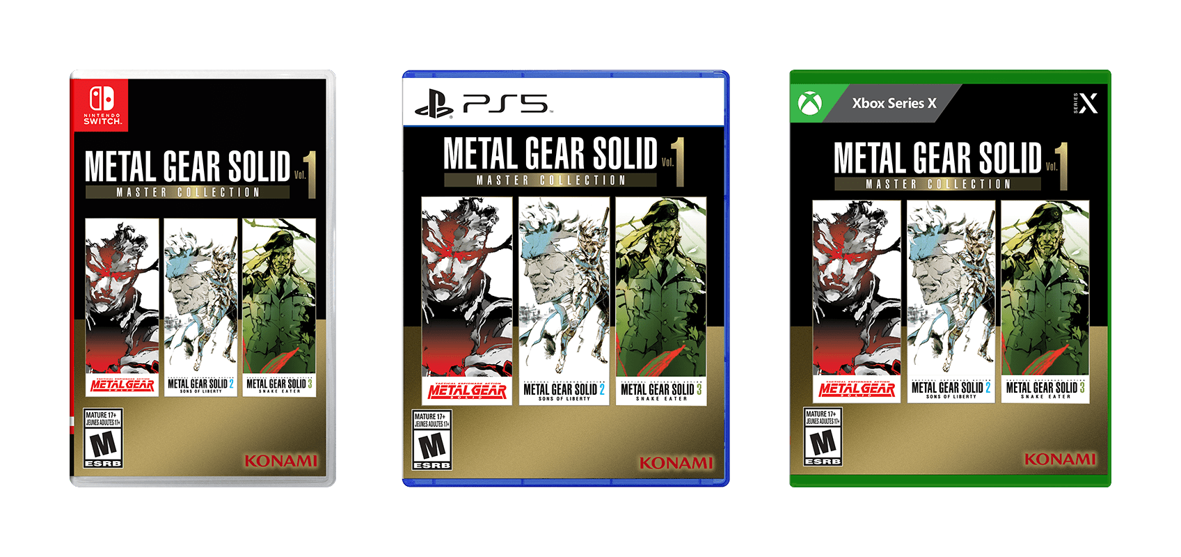 Metal Gear Solid: Master Collection Vol. 1 also includes Metal Gear 1 and 2